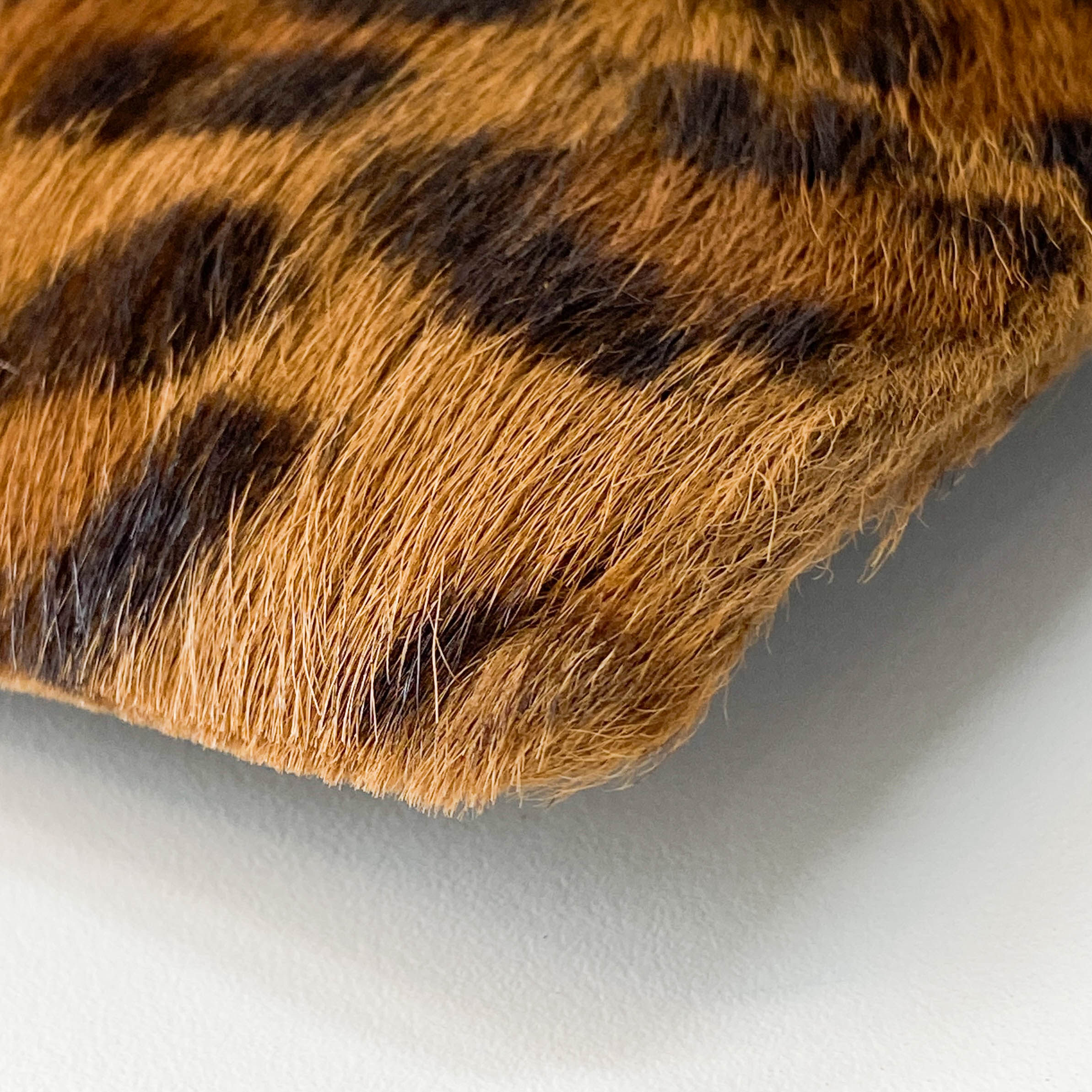 Pony Hair/Leather Black Handle Bag