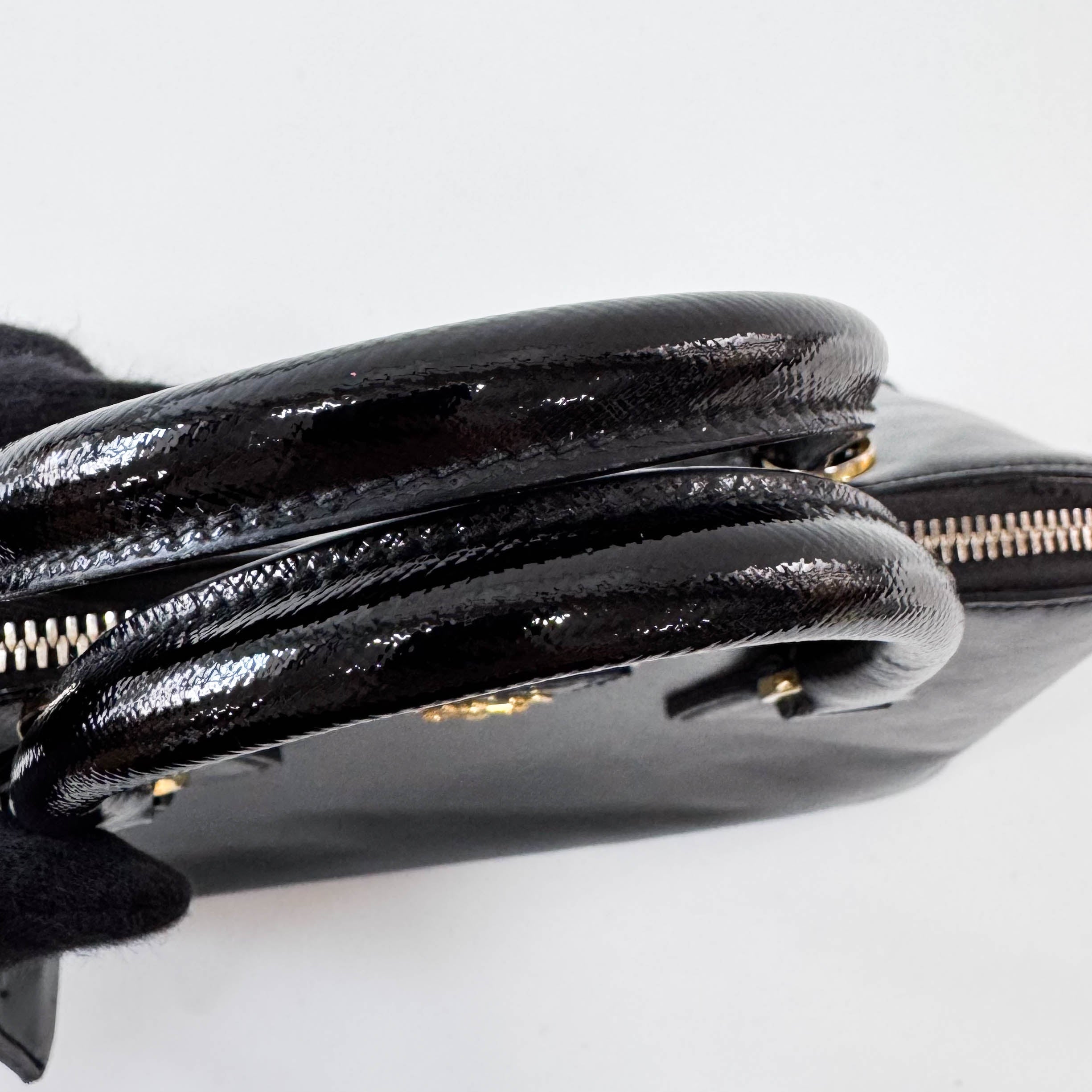 Promenade Patent Leather Mini Shoulder Bag