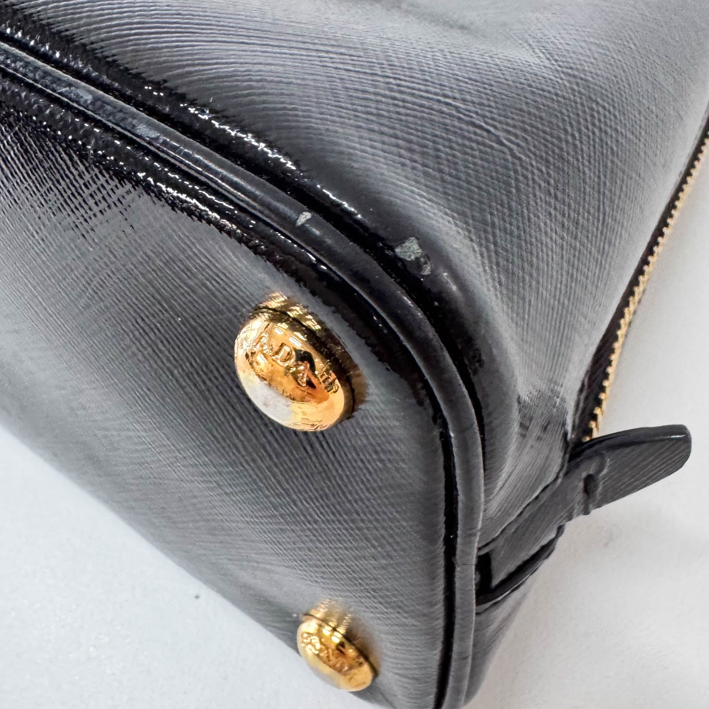 Promenade Patent Leather Mini Shoulder Bag