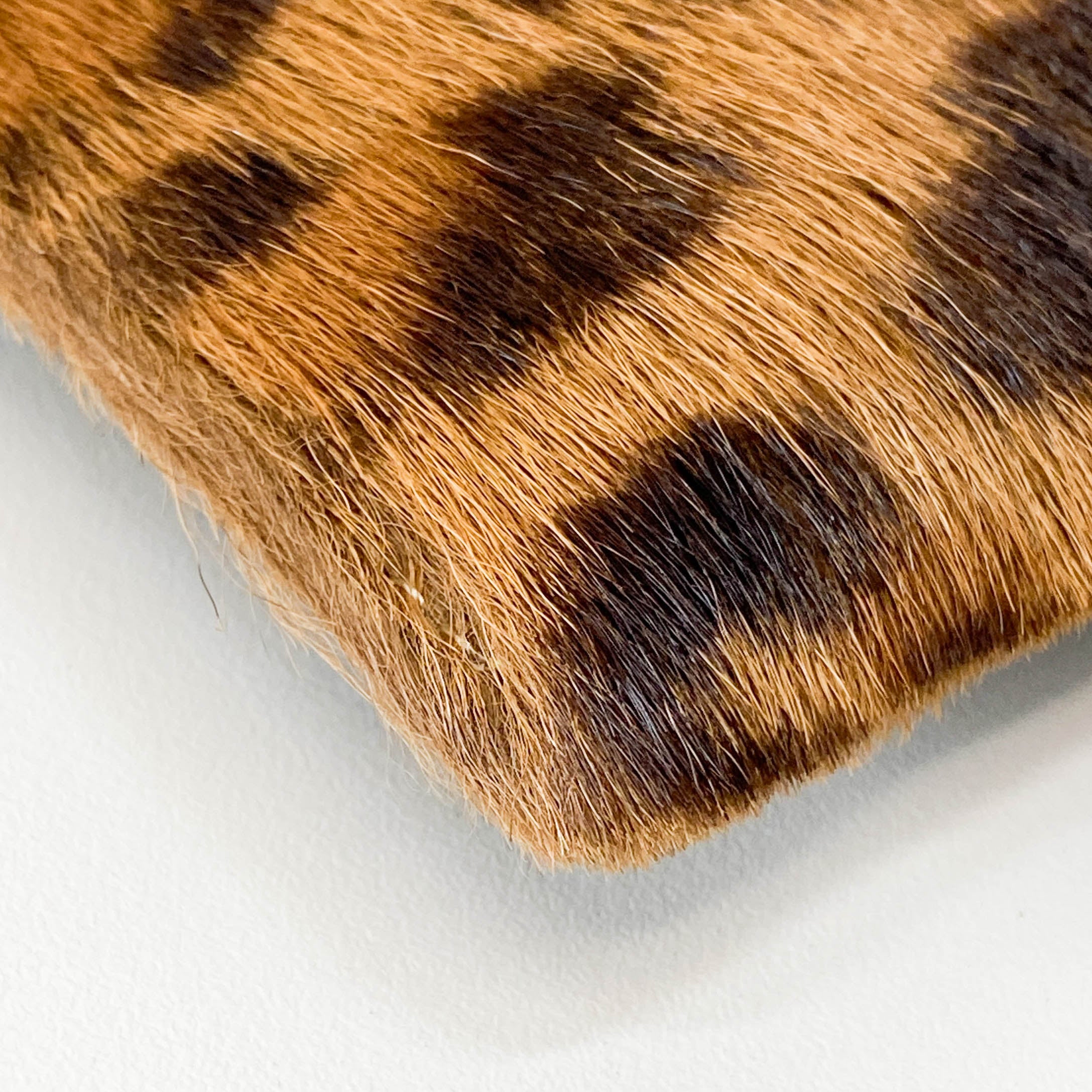 Pony Hair/Leather Black Handle Bag