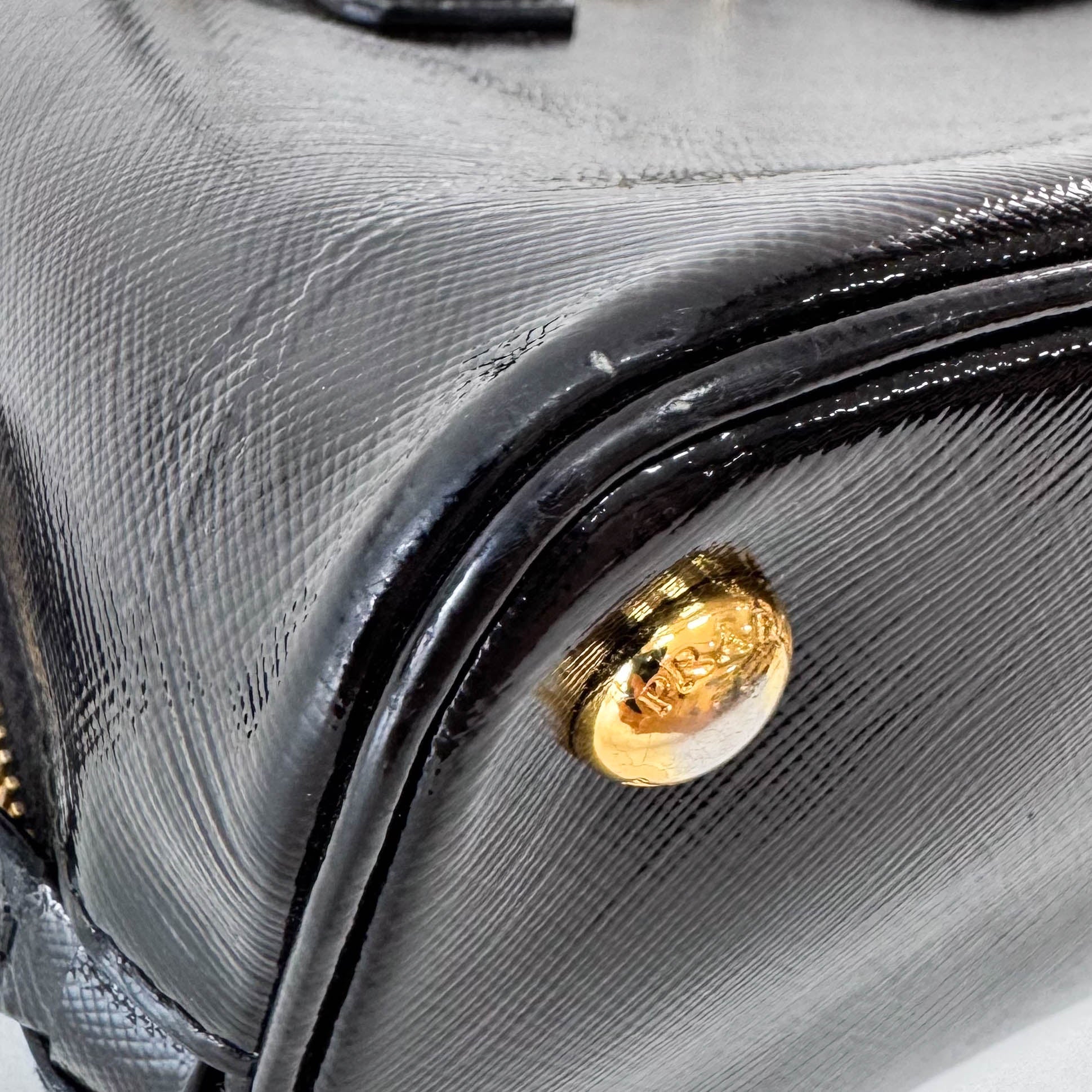 Promenade Patent Leather Mini Shoulder Bag