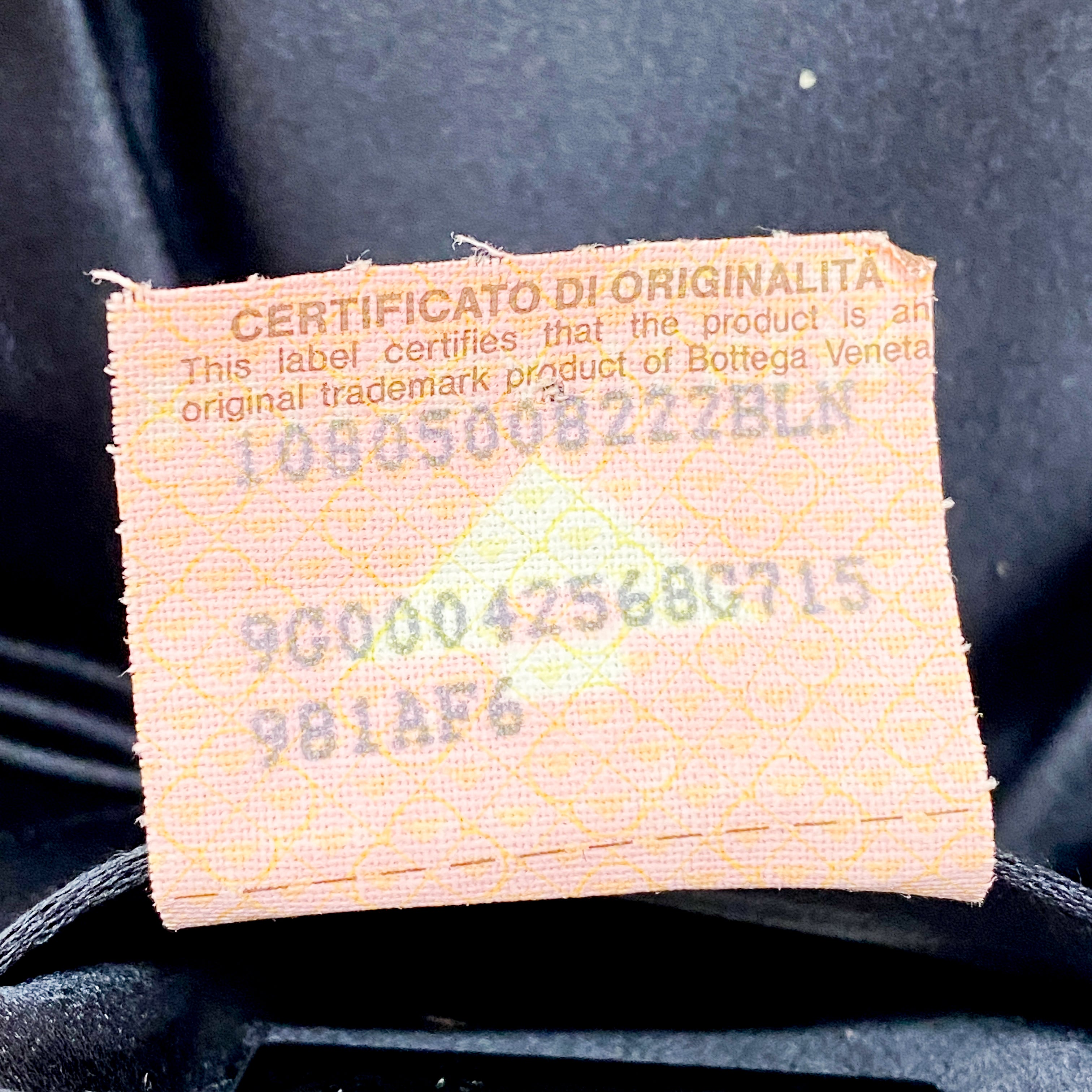 Petroleum Dark Navy Satin Intrecciato Beaded Handle