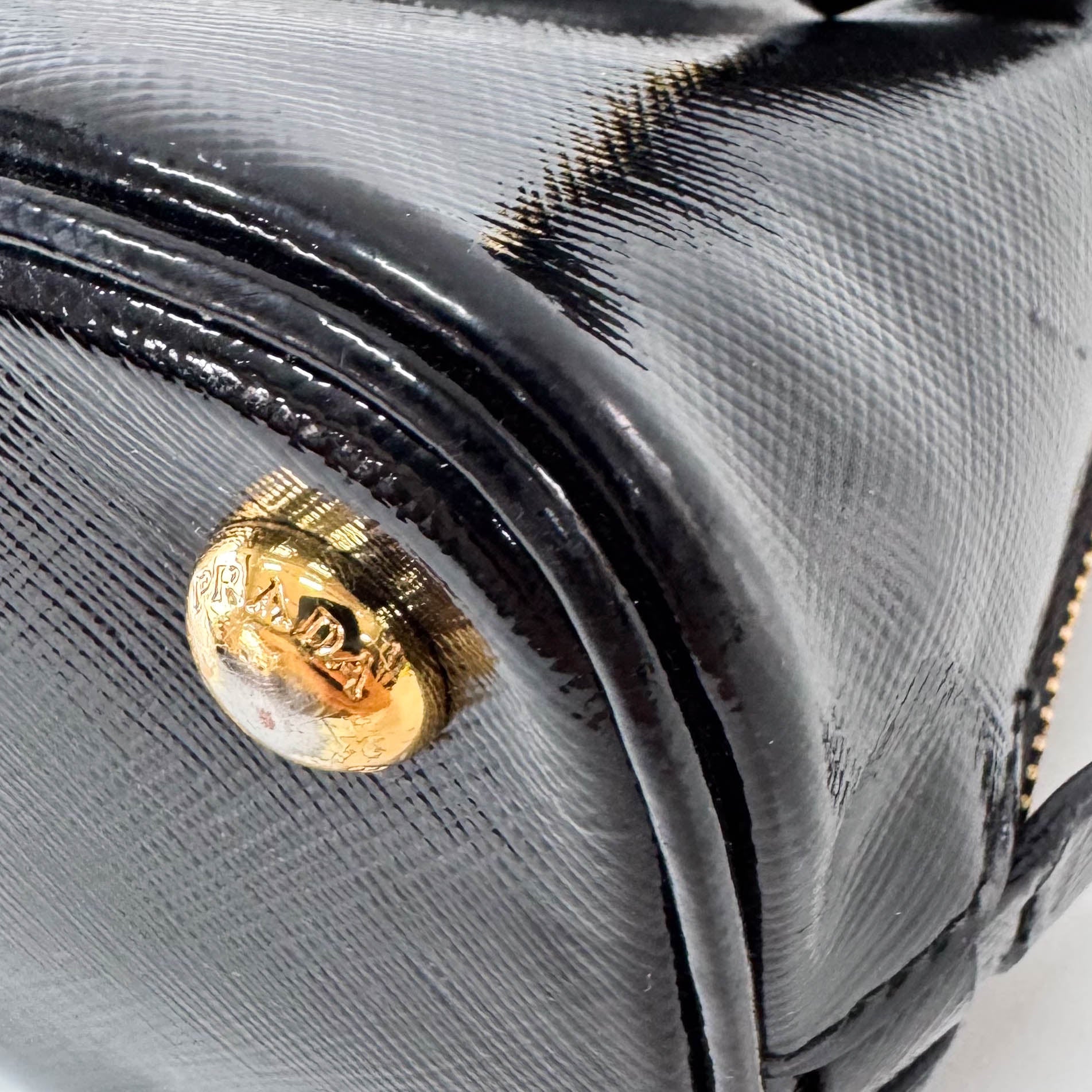 Promenade Patent Leather Mini Shoulder Bag