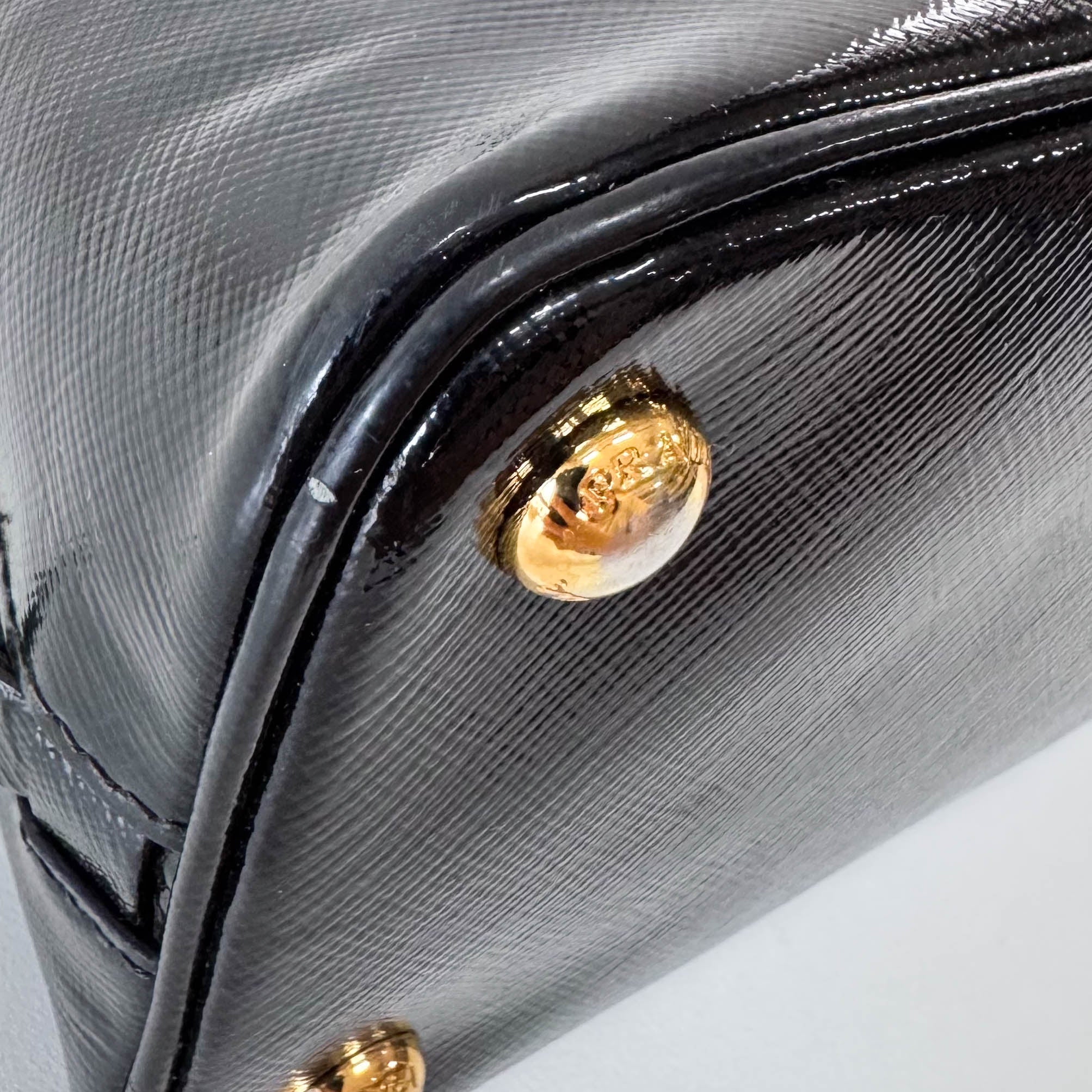 Promenade Patent Leather Mini Shoulder Bag