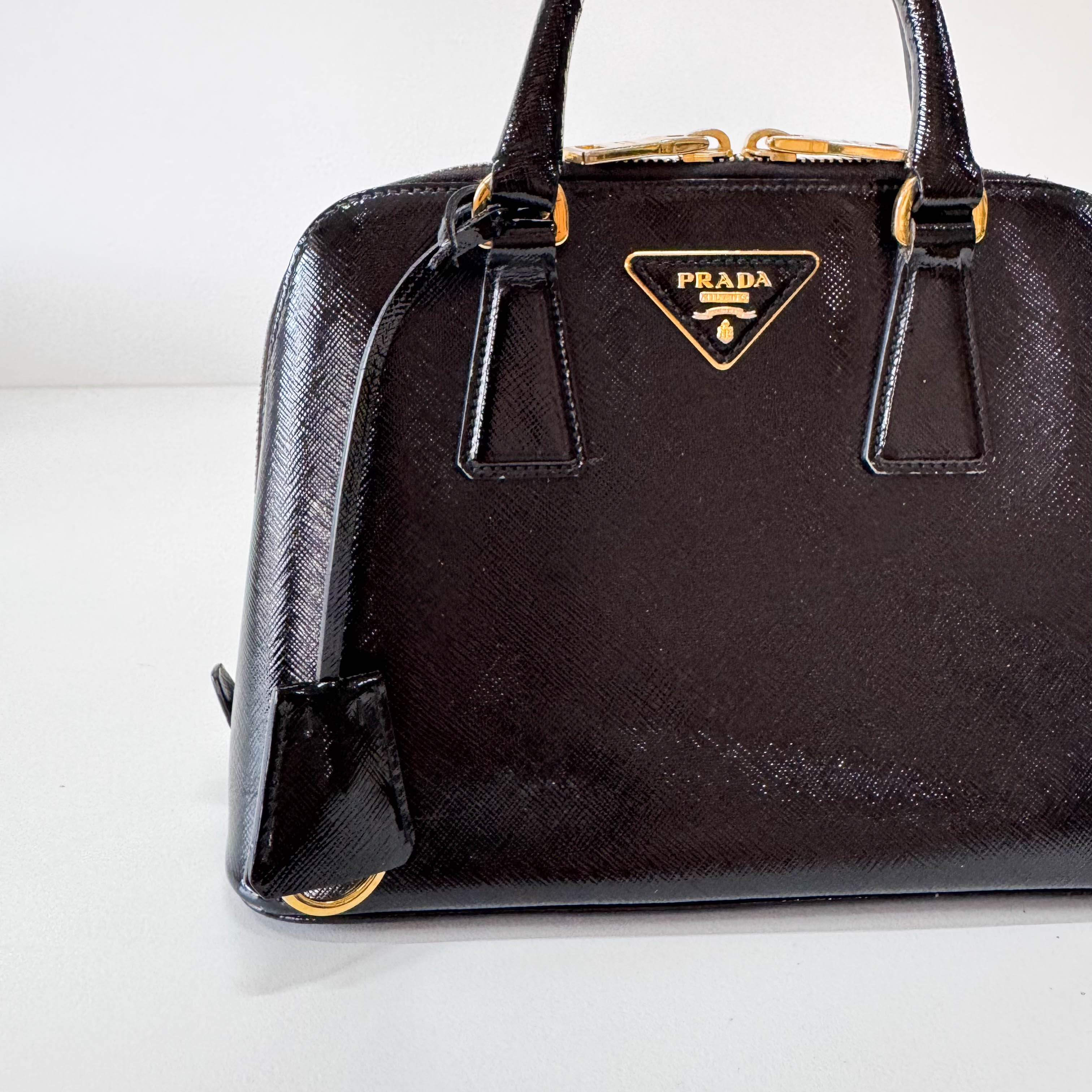 Promenade Patent Leather Mini Shoulder Bag