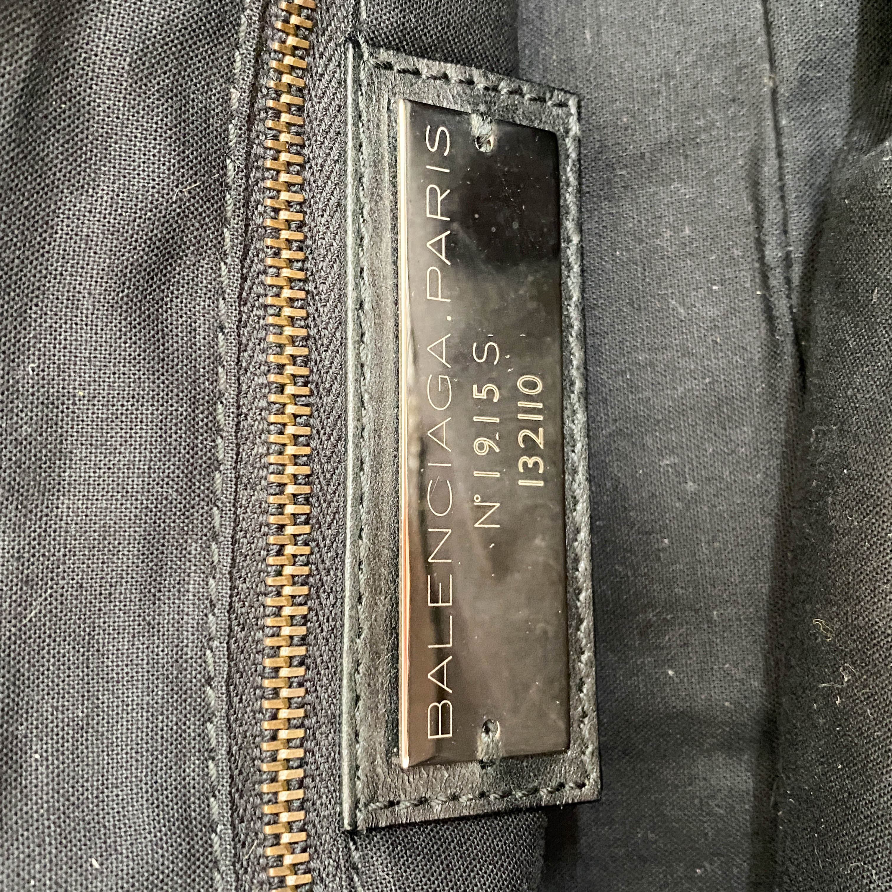 The Work Black Lambskin Leather Handle Bag