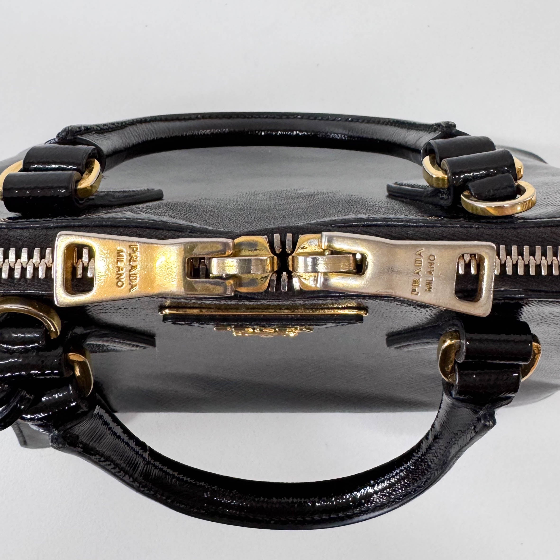 Promenade Patent Leather Mini Shoulder Bag