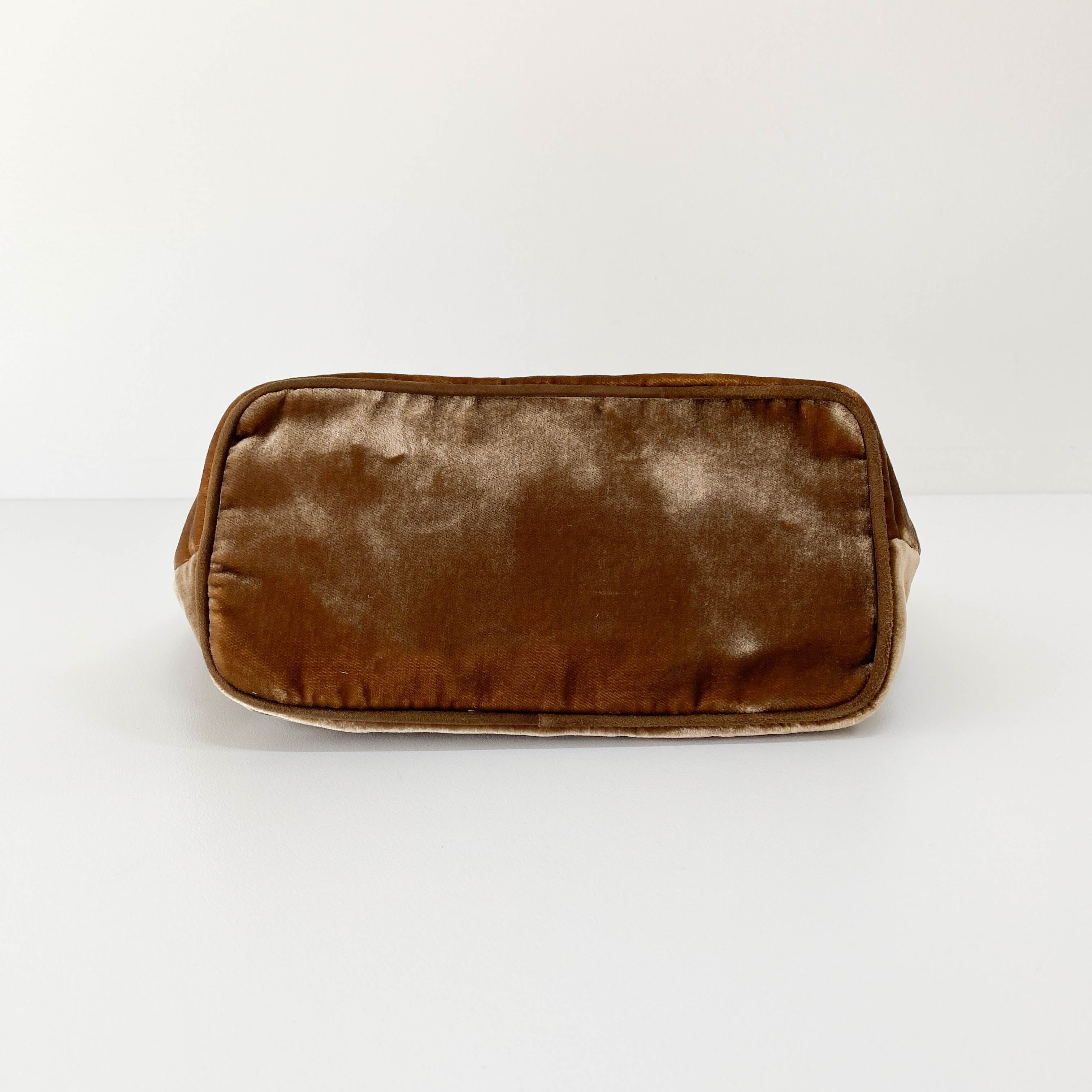 Brown Velvet Pouch