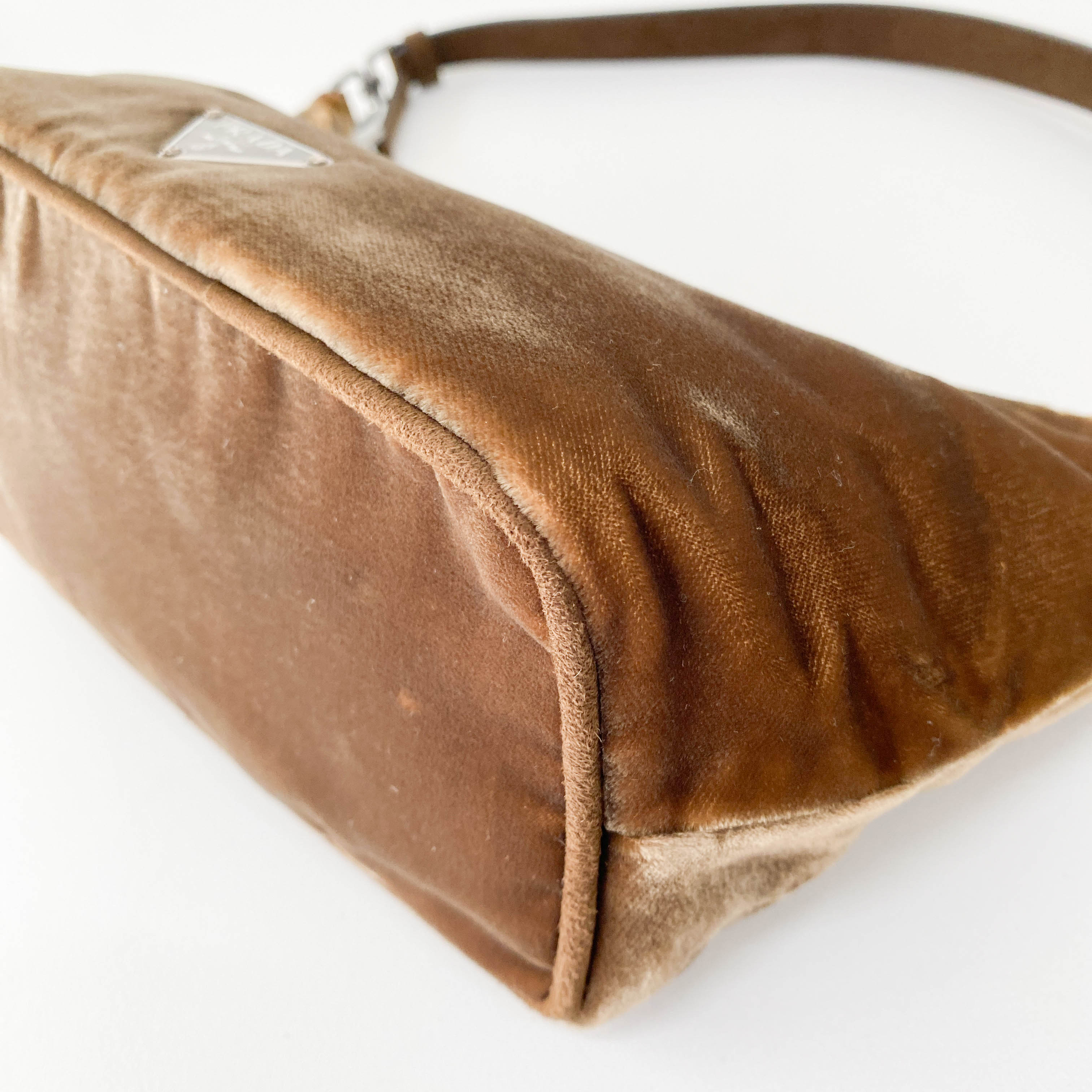 Brown Velvet Pouch