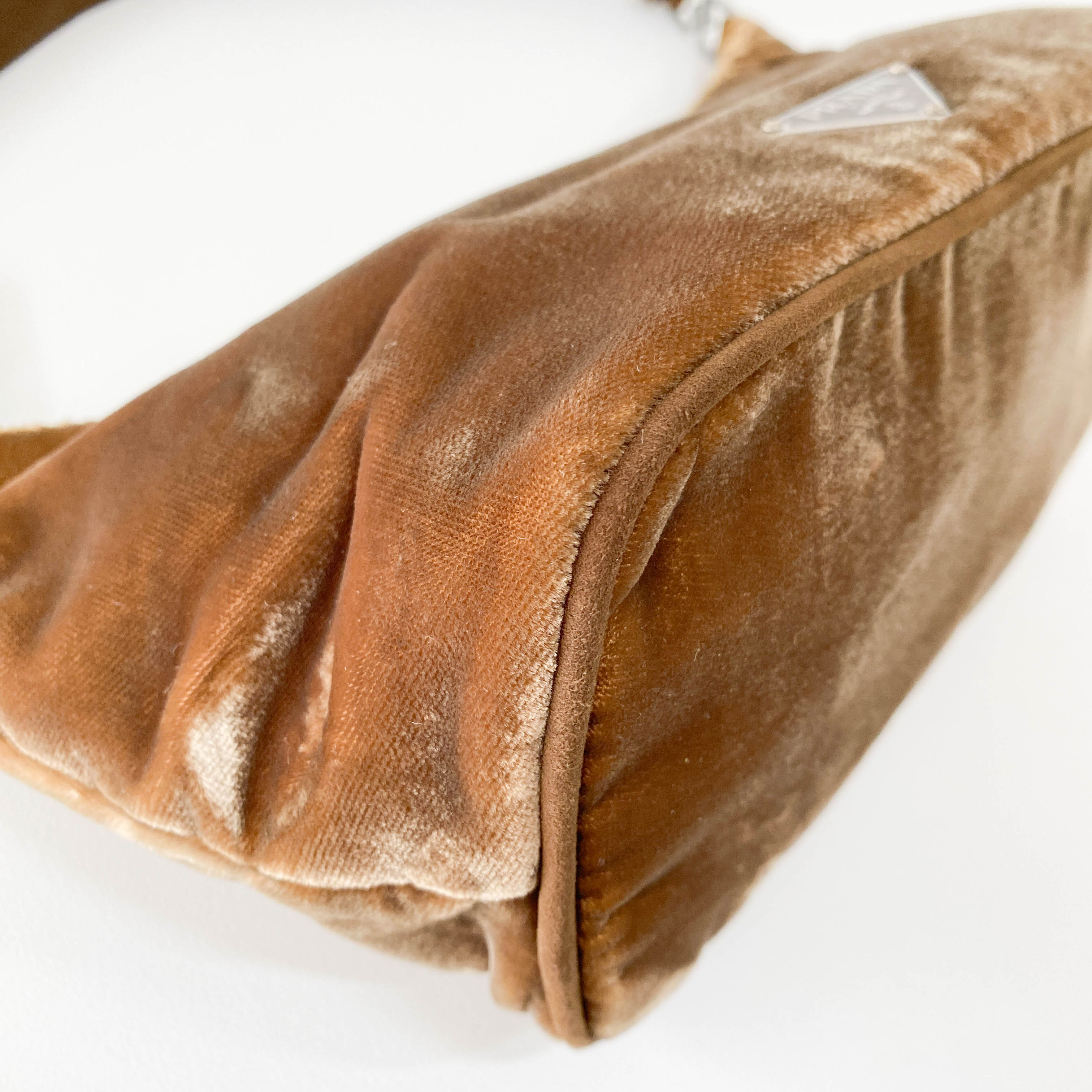 Brown Velvet Pouch