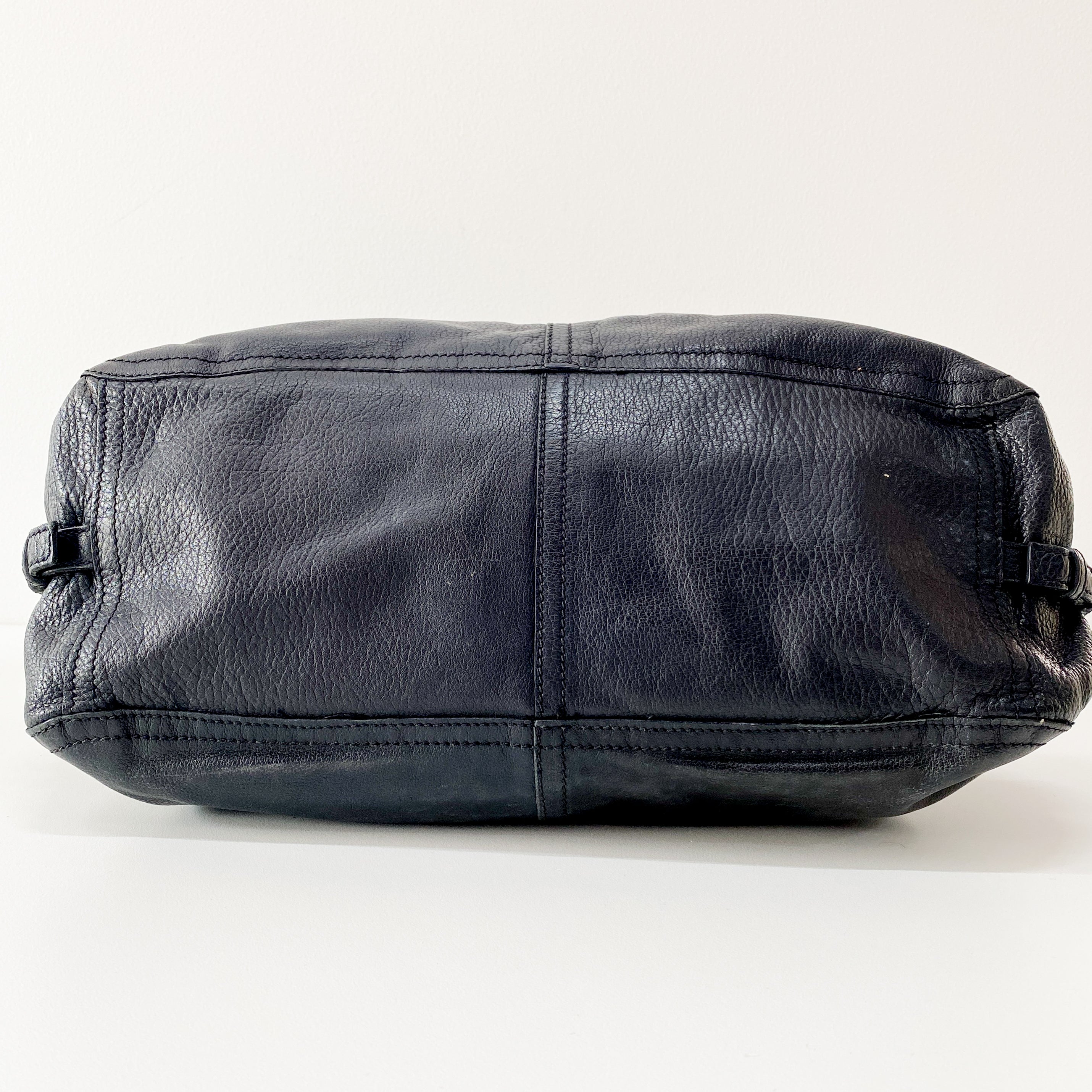 Black Leather Shoulder Bag