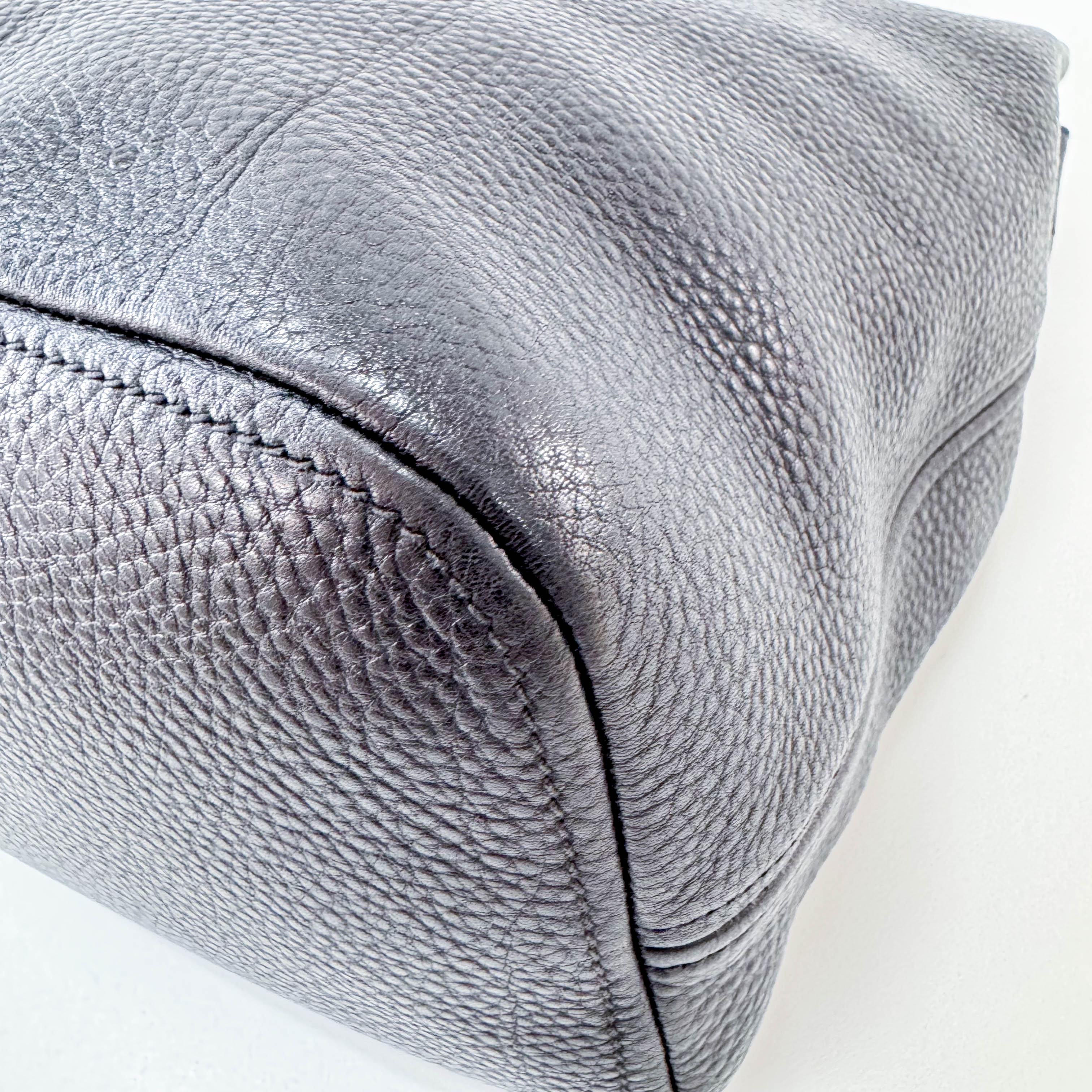 Black Leather Shoulder Bag