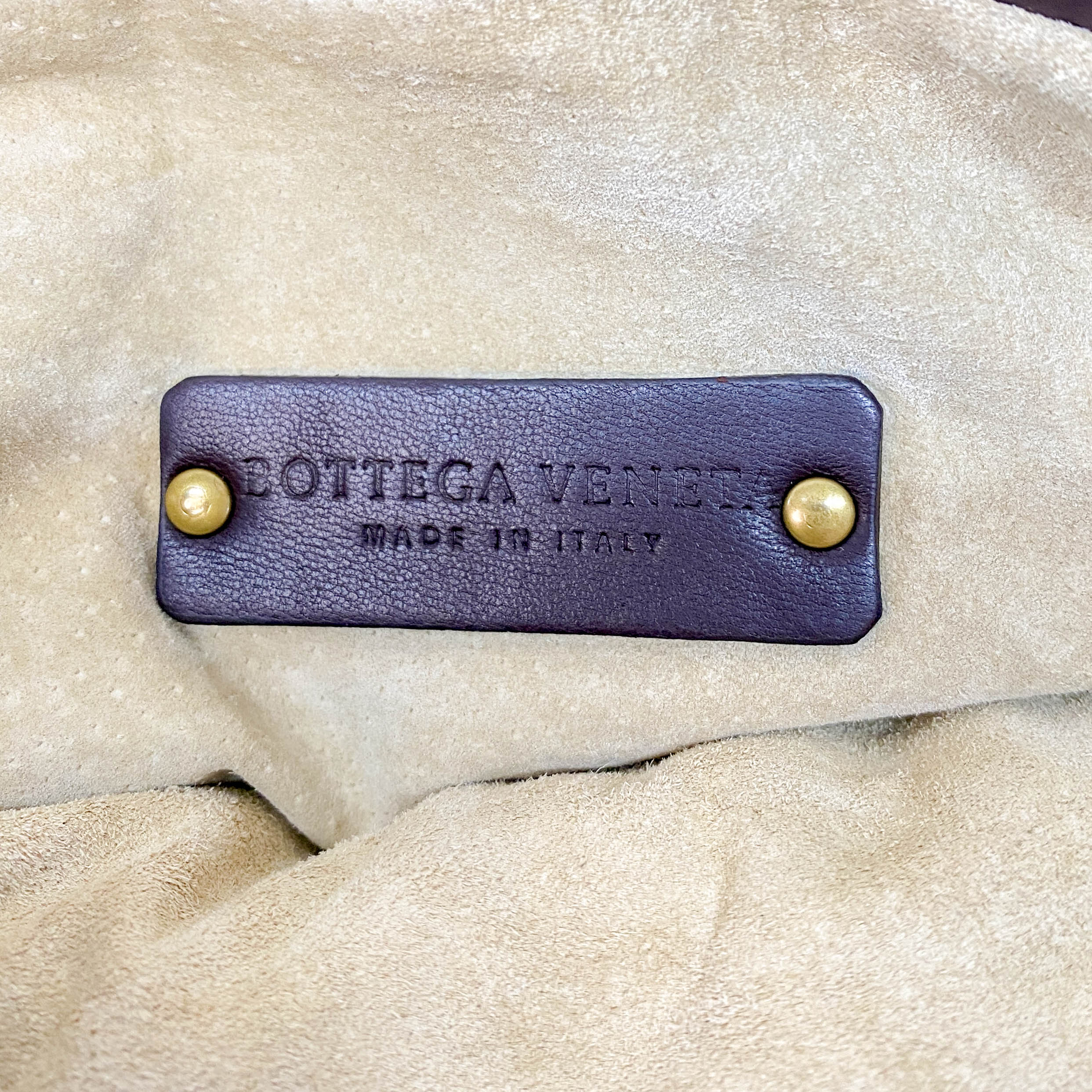 Brown Intrecciato Shoulder Bag