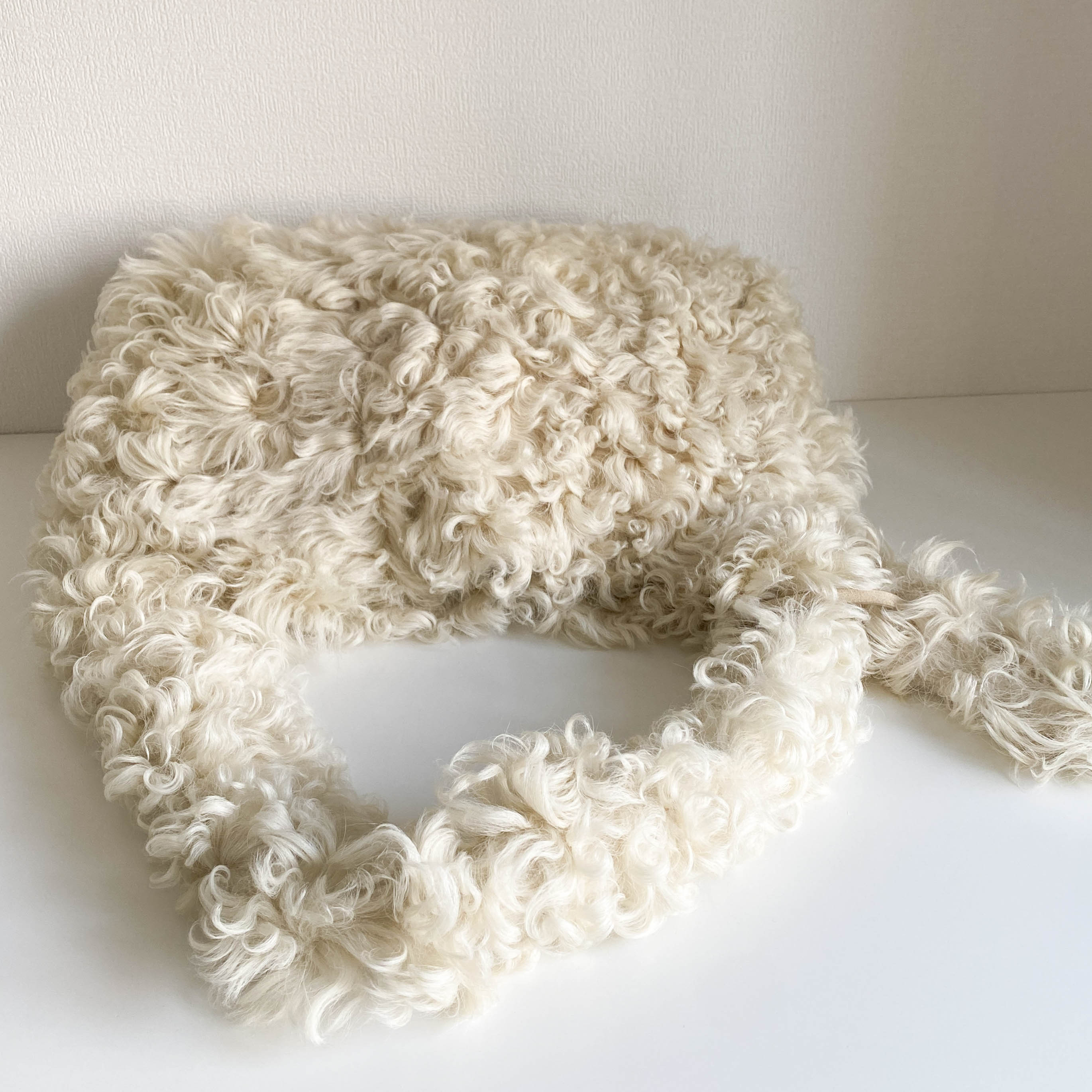 Sheep Fur Satchel Tote