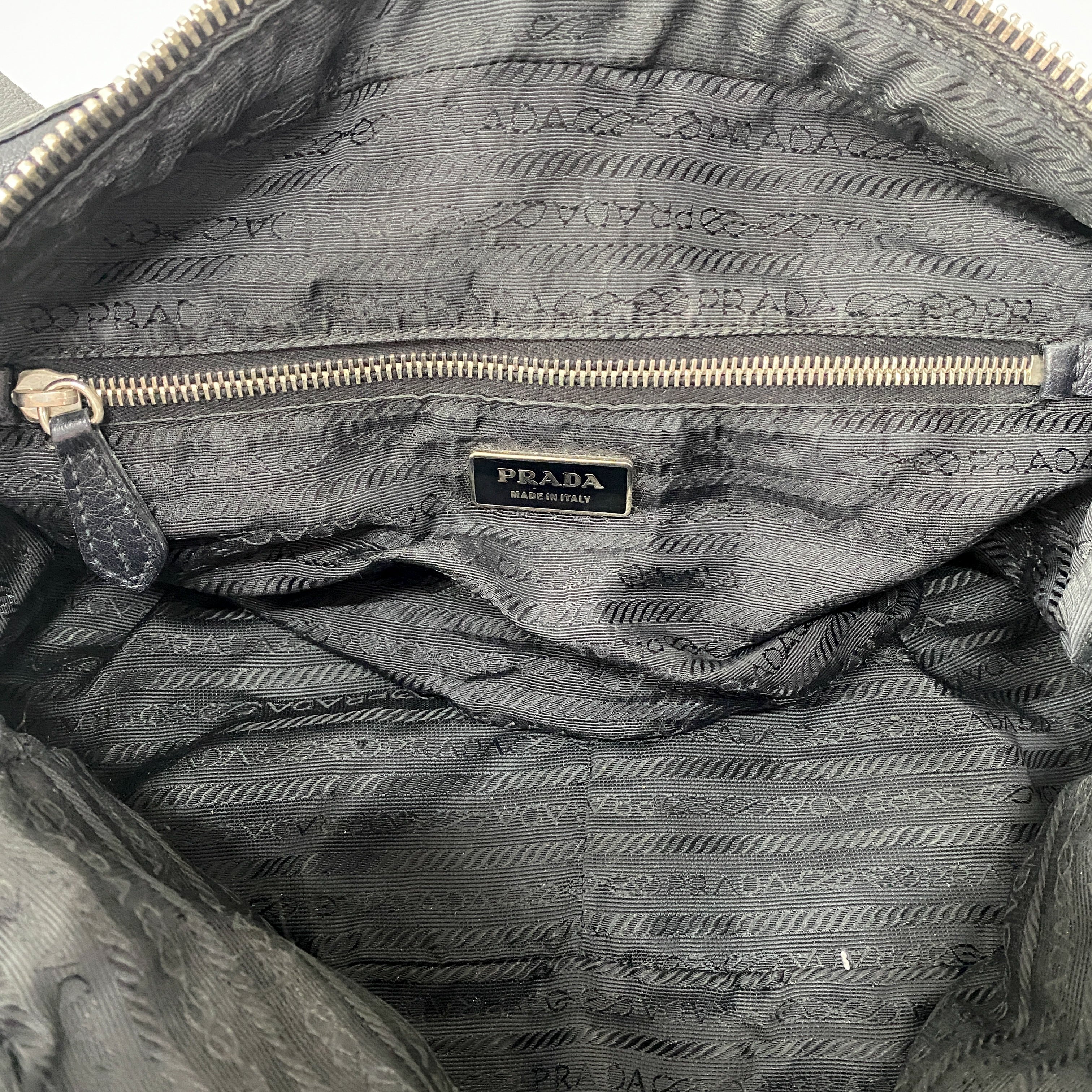 Black Leather Shoulder Bag