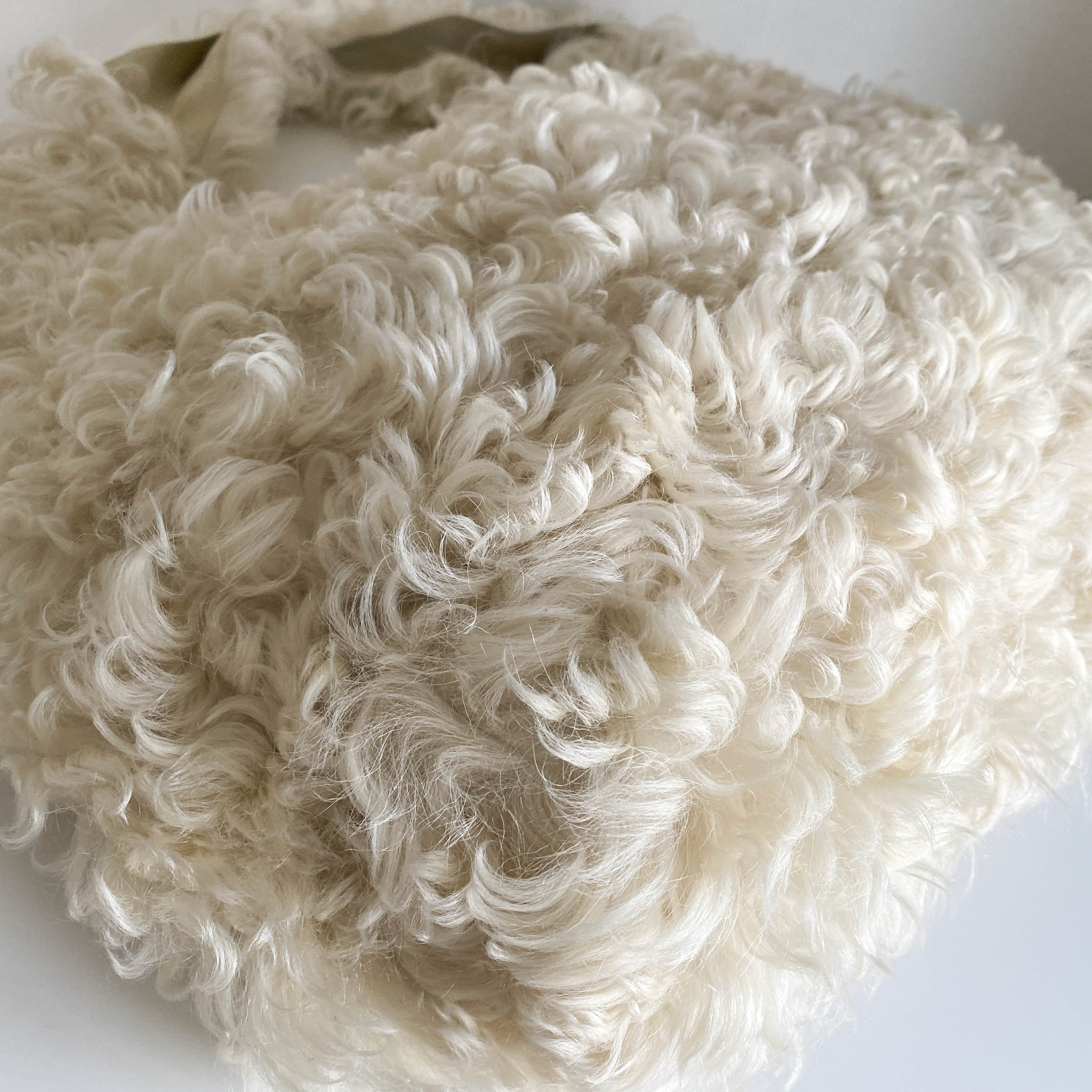 Sheep Fur Satchel Tote