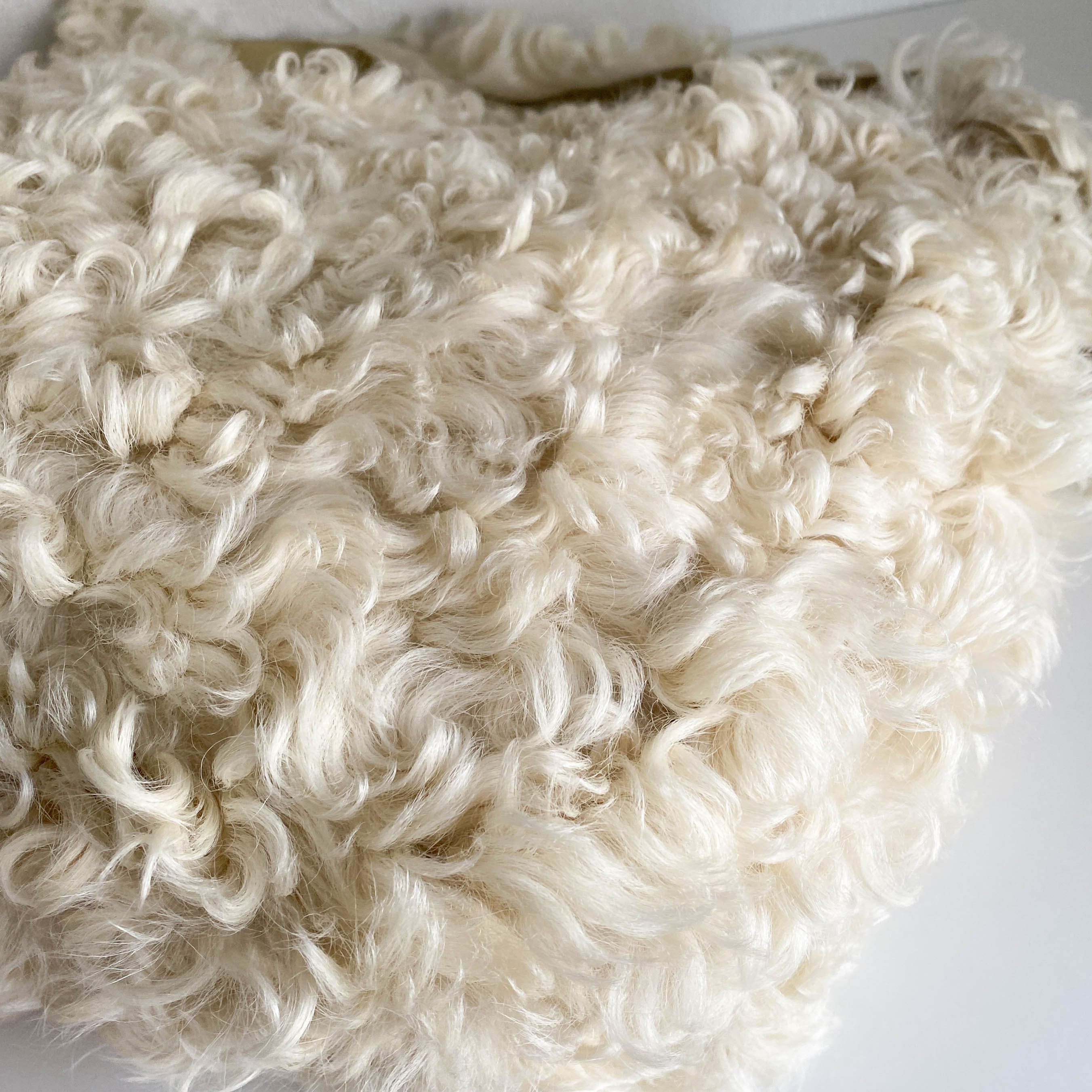 Sheep Fur Satchel Tote