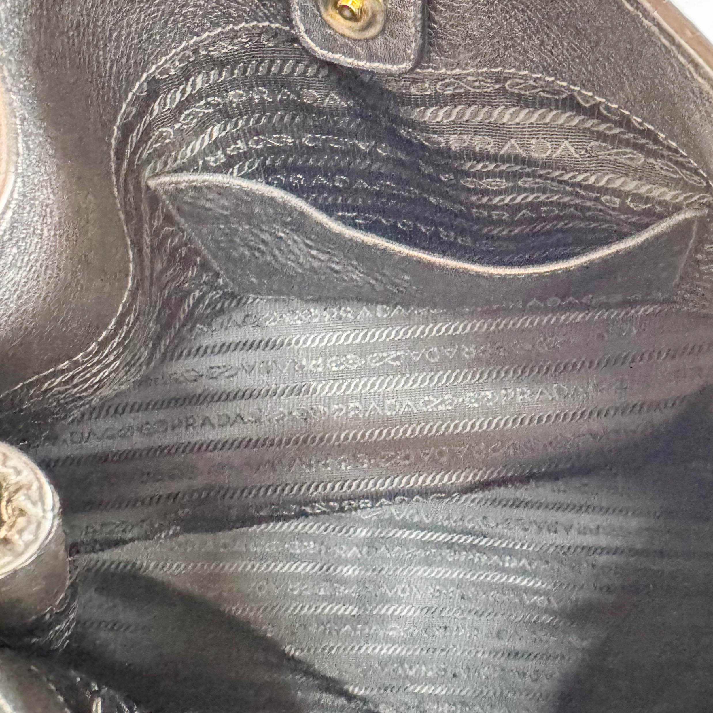 Black Leather Shoulder Bag