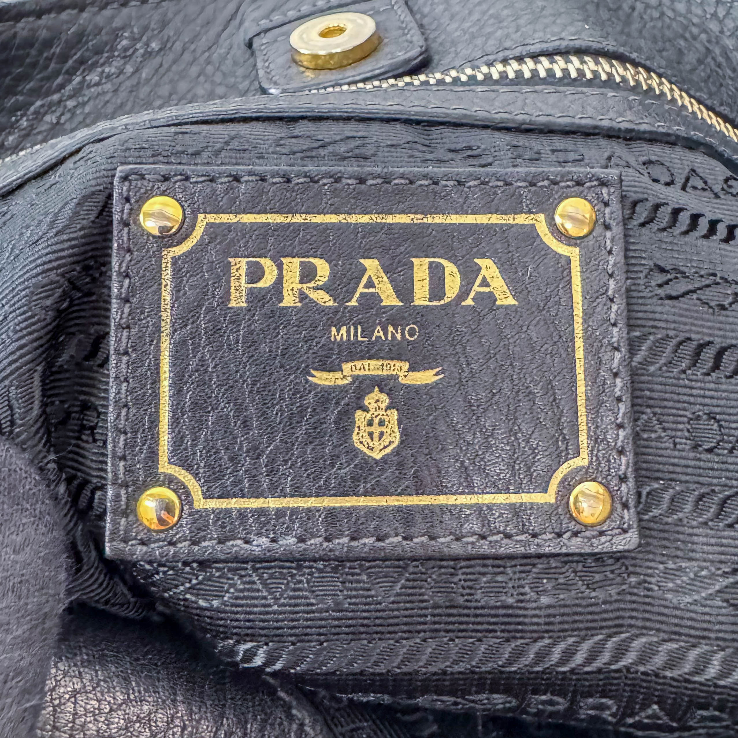 Black Leather Shoulder Bag