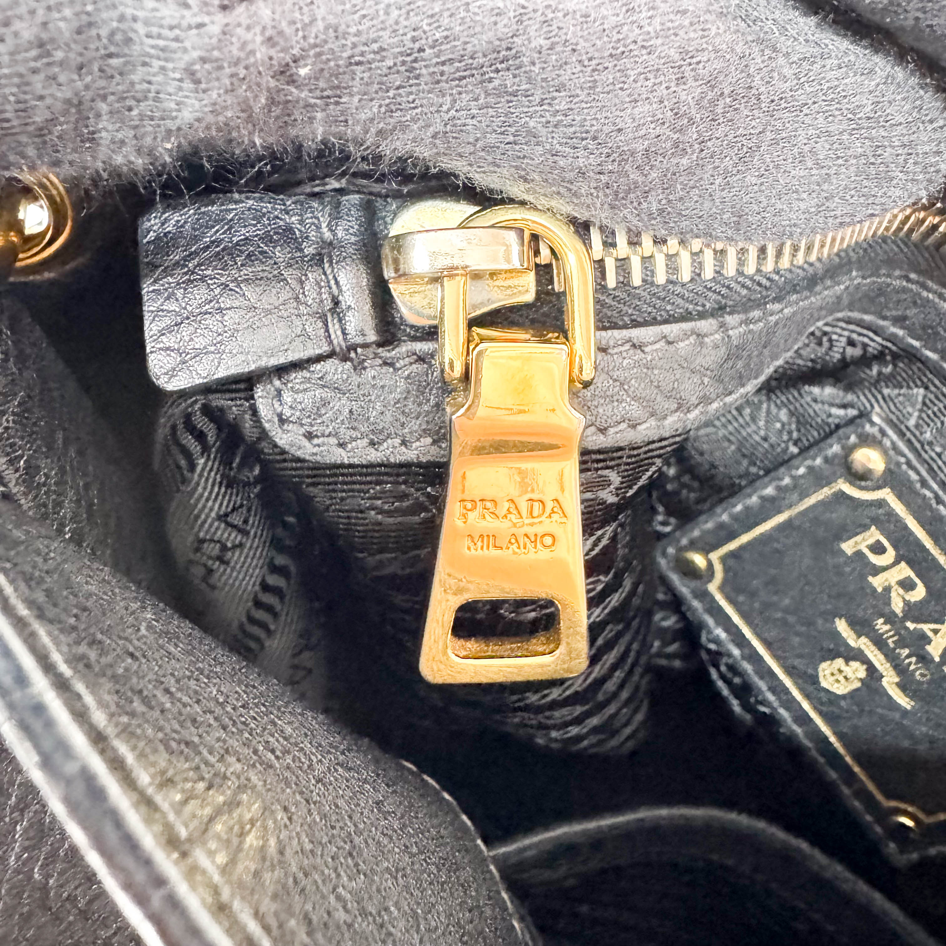 Black Leather Shoulder Bag