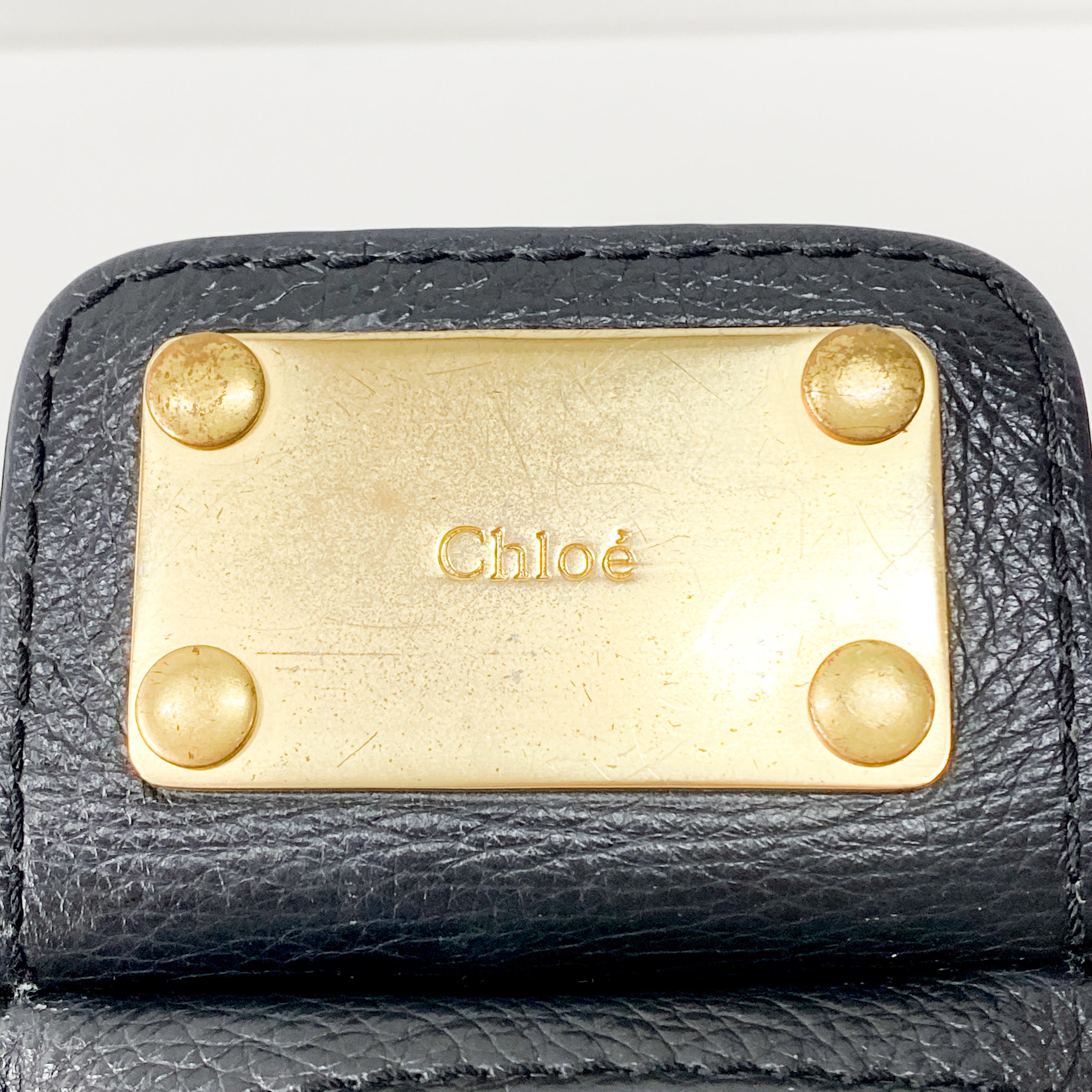 Paddington Black Leather Shoulder Bag