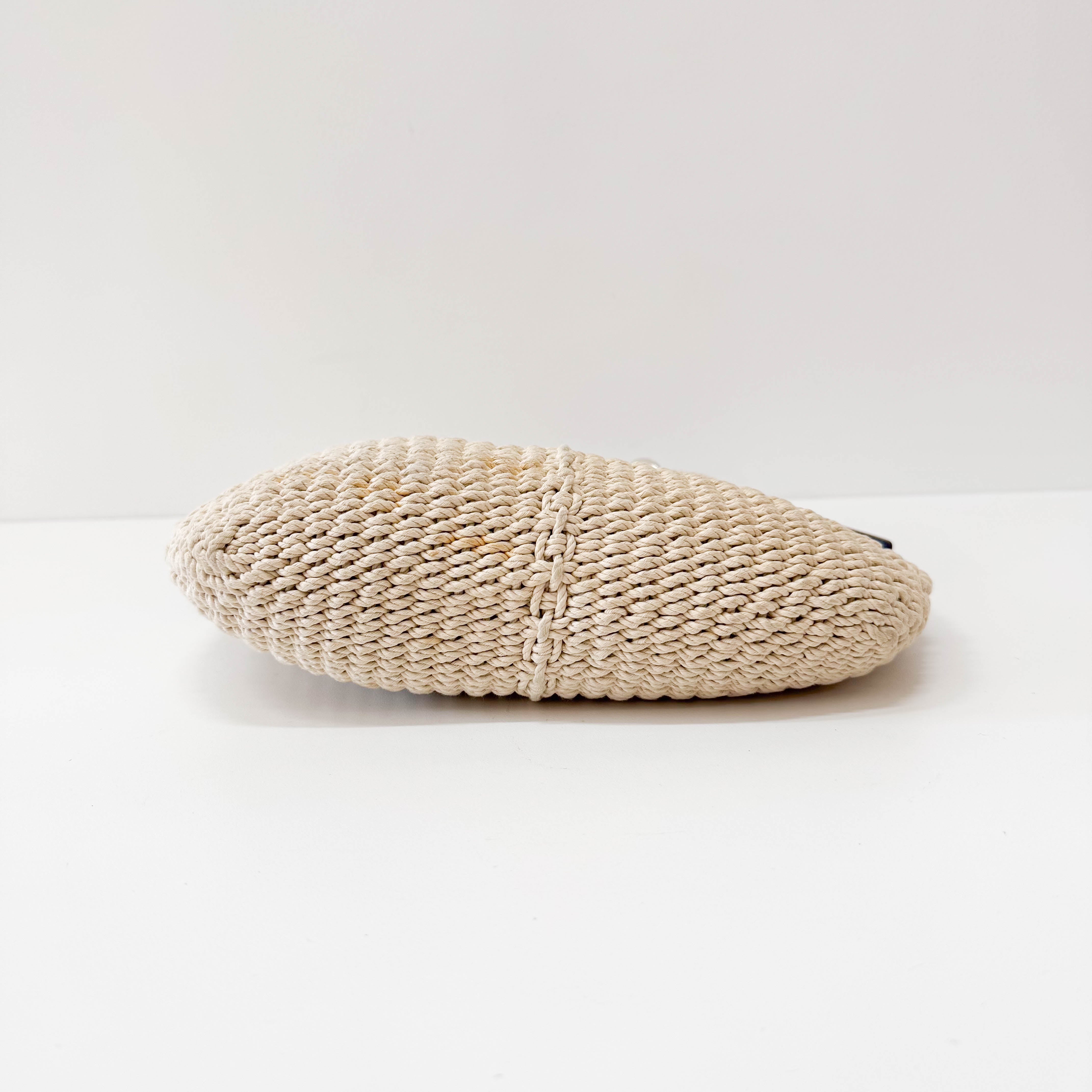 Mombasa Beige Raffia Shoulder Bag