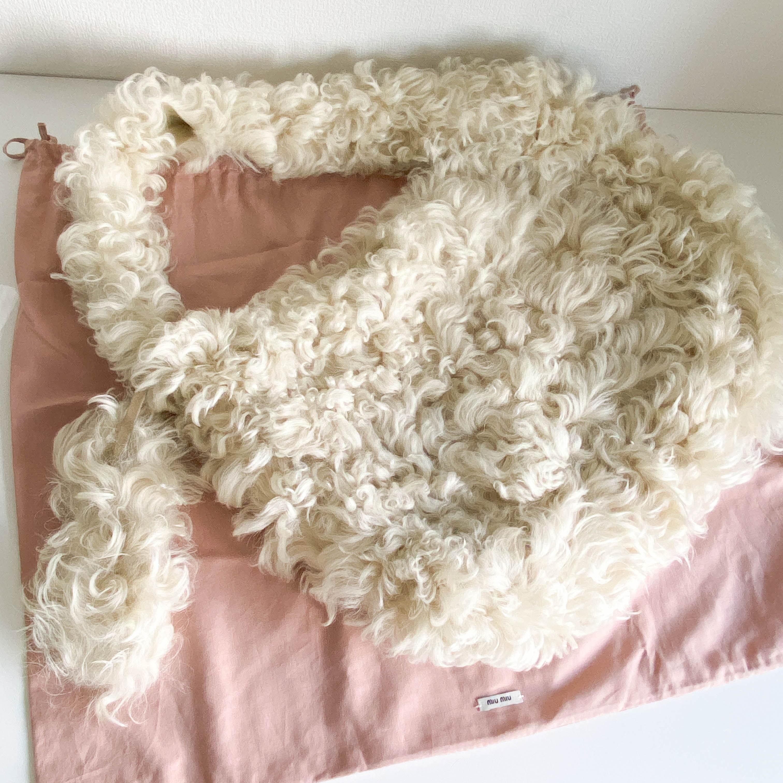 Sheep Fur Satchel Tote