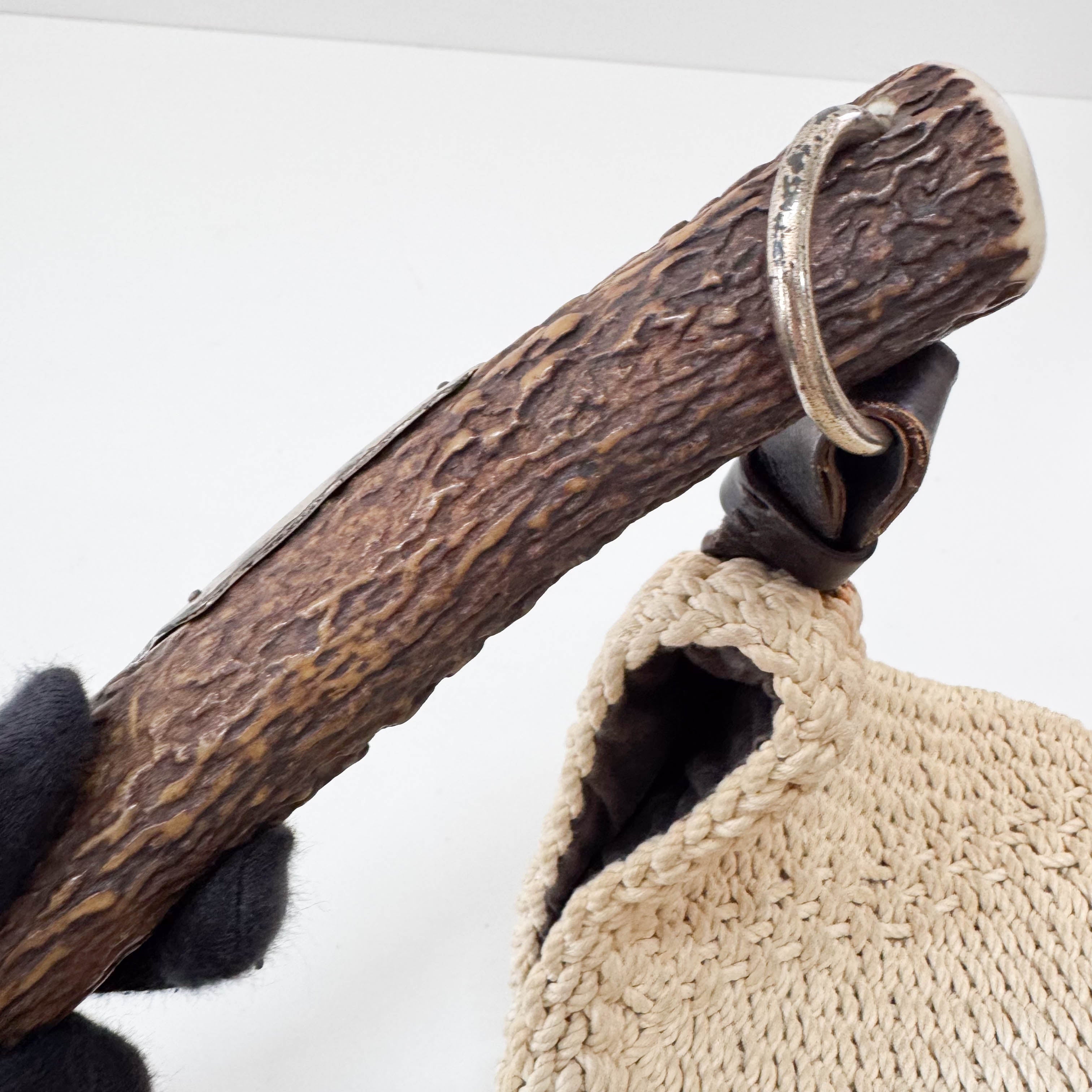 Mombasa Beige Raffia Shoulder Bag