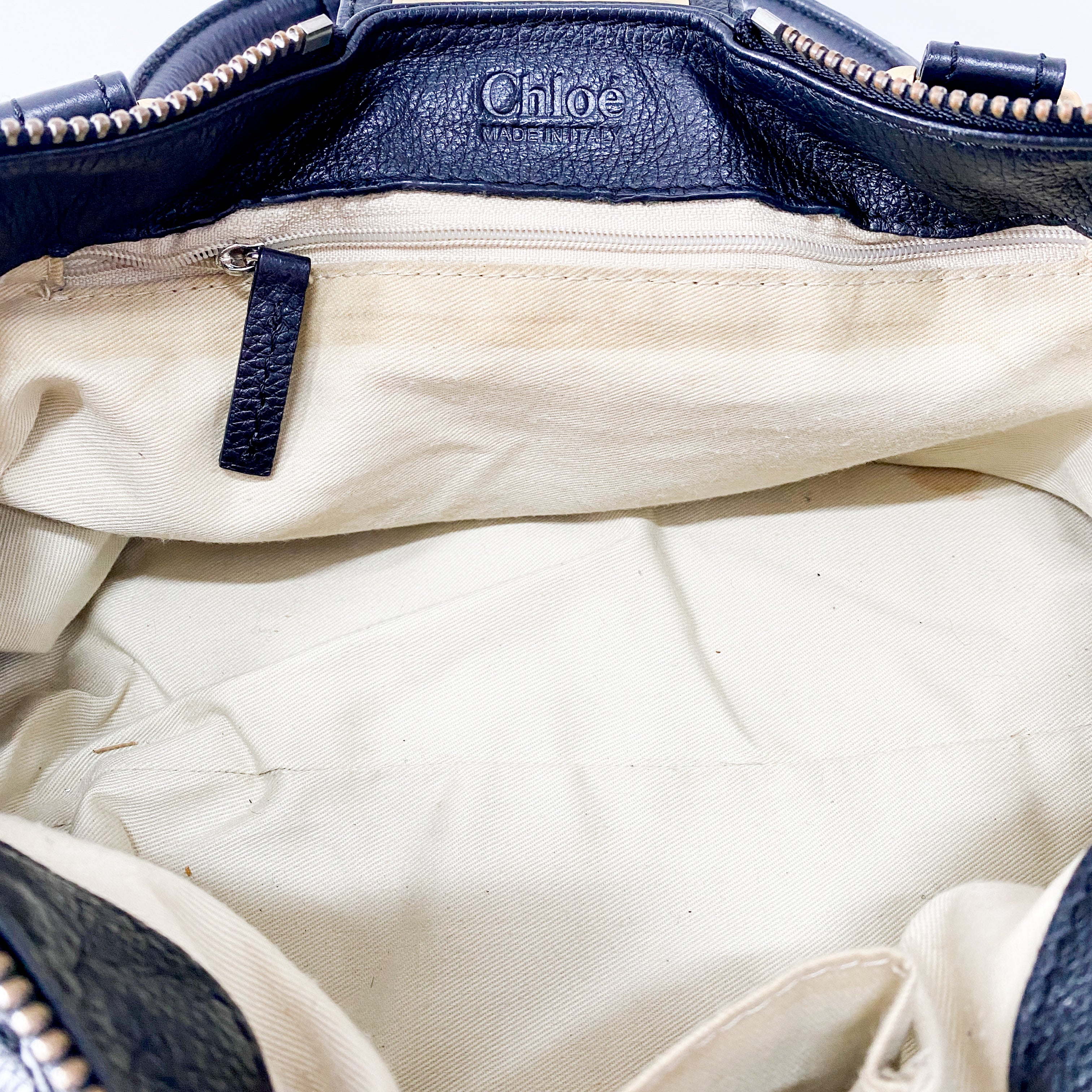 Paddington Black Leather Shoulder Bag