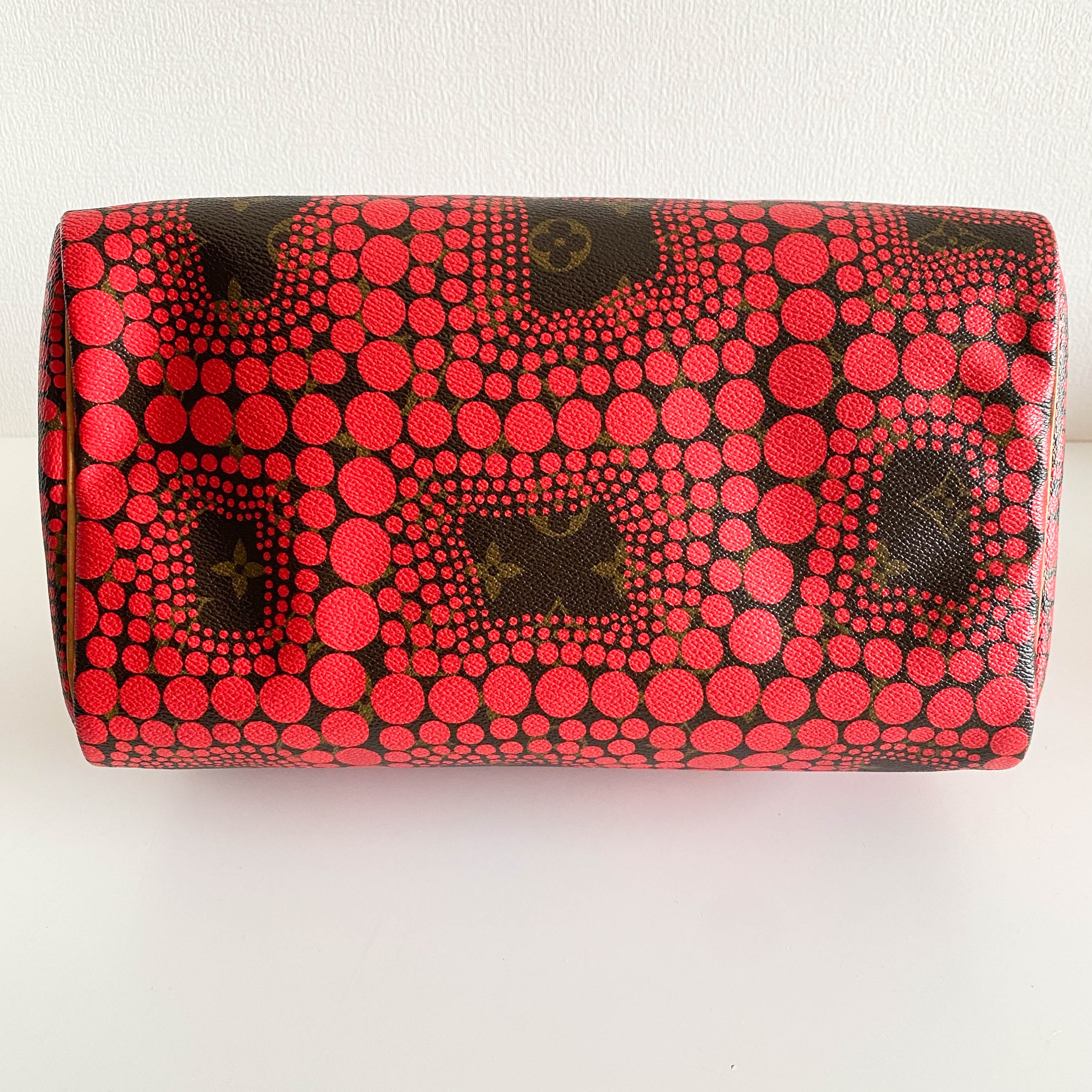 Louis Vuitton x Yayoi Kusama Monogram Pumpkin Dot Speedy 30 Red