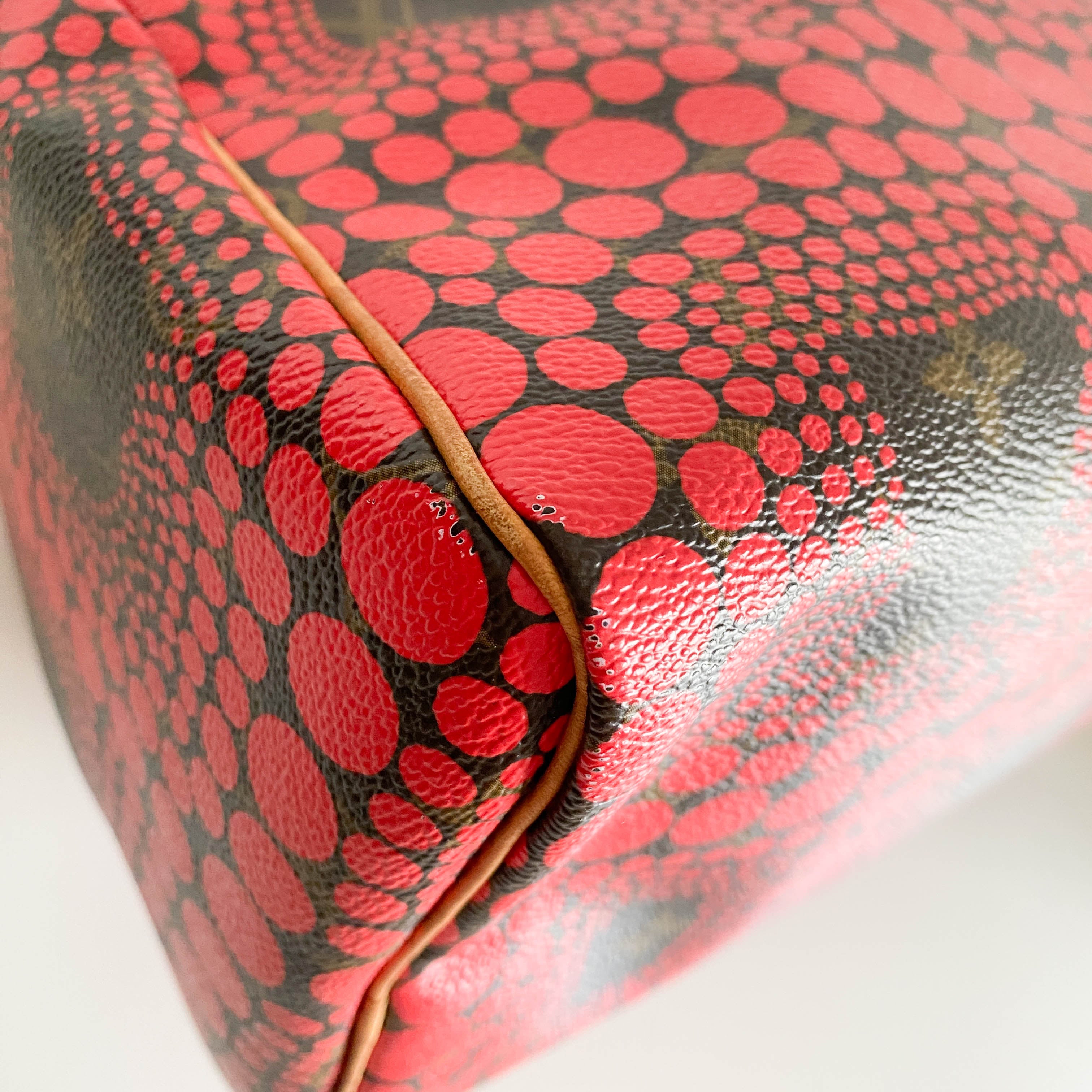 Louis Vuitton x Yayoi Kusama Monogram Pumpkin Dot Speedy 30 Red