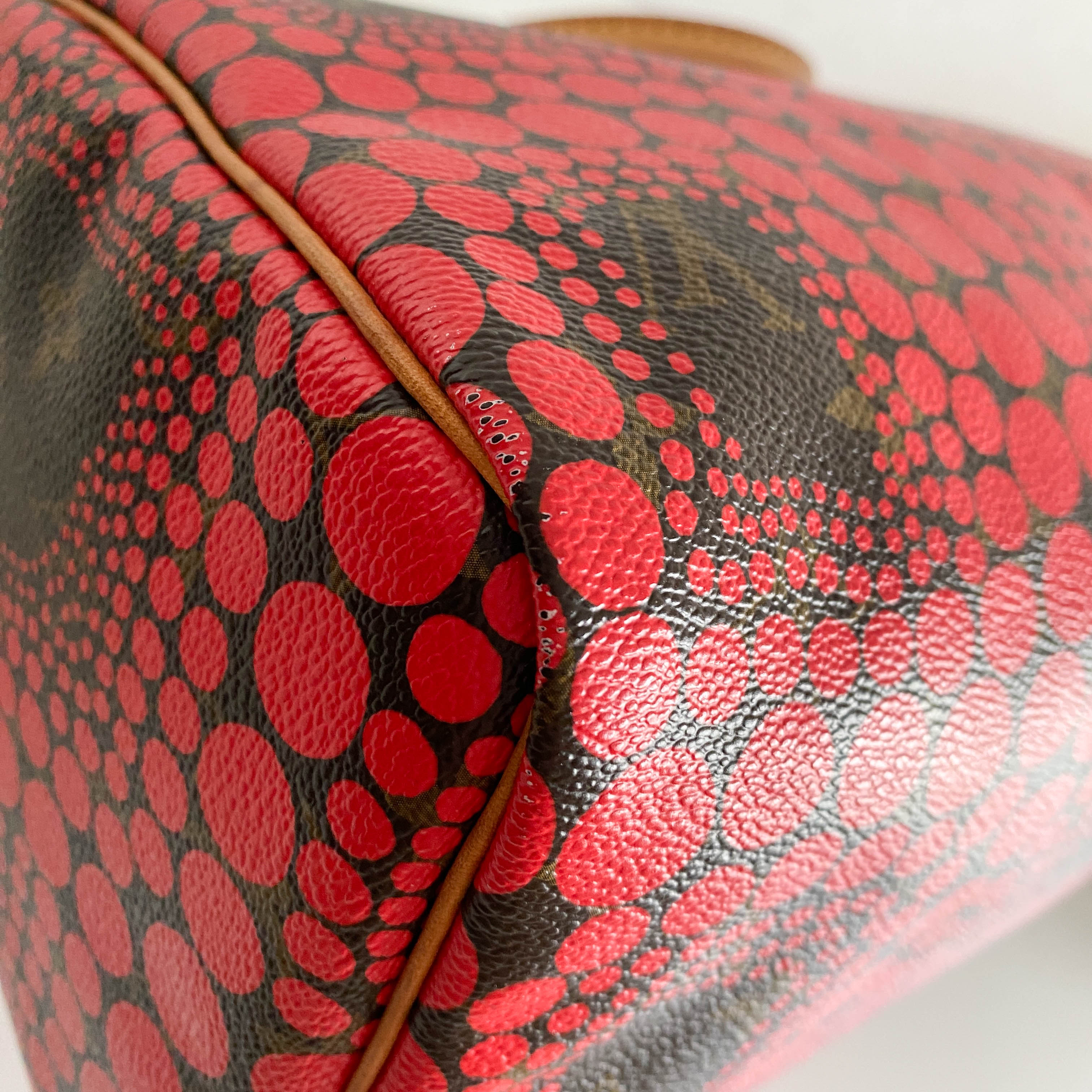 Louis Vuitton x Yayoi Kusama Monogram Pumpkin Dot Speedy 30 Red