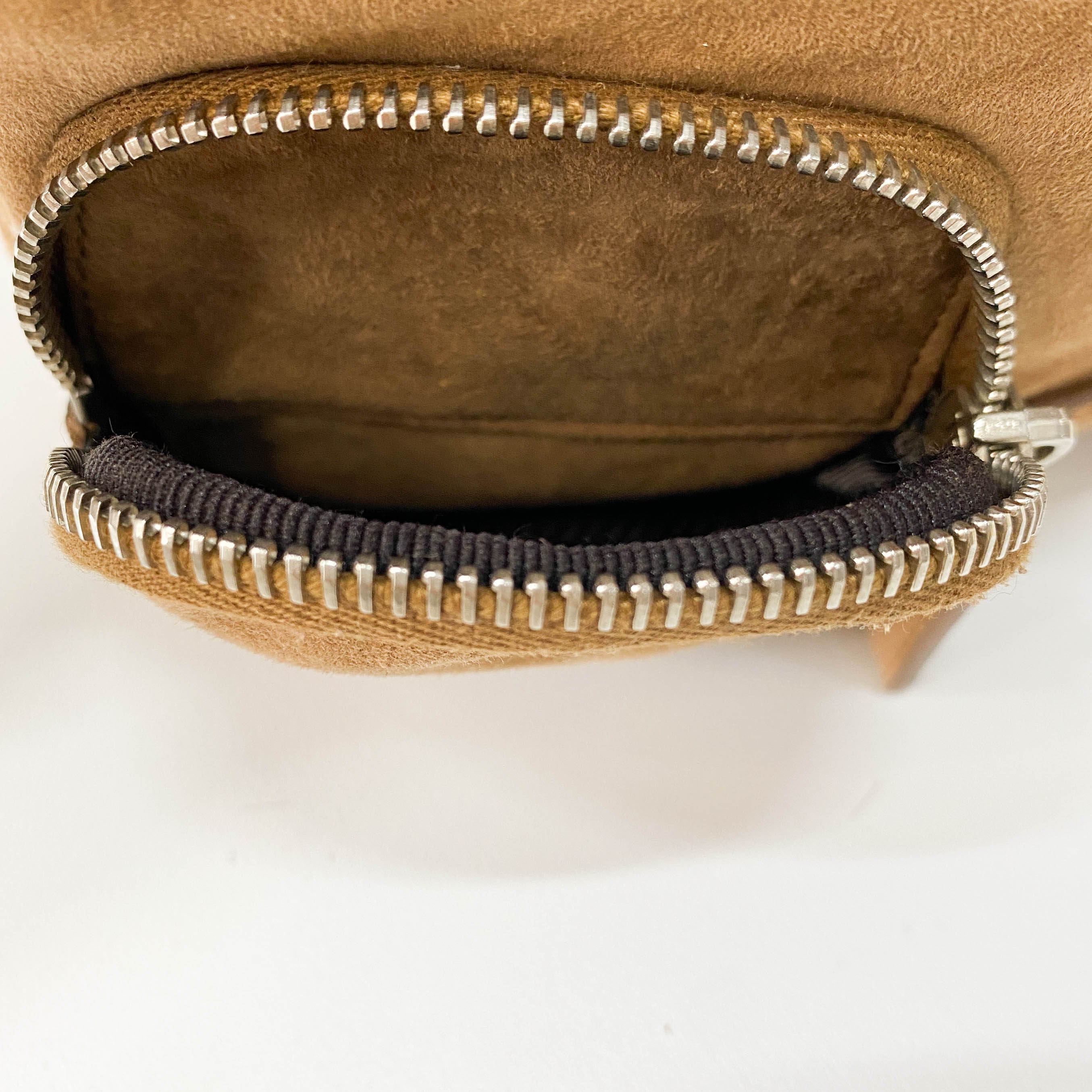 Brown Suede Shoulder Bag