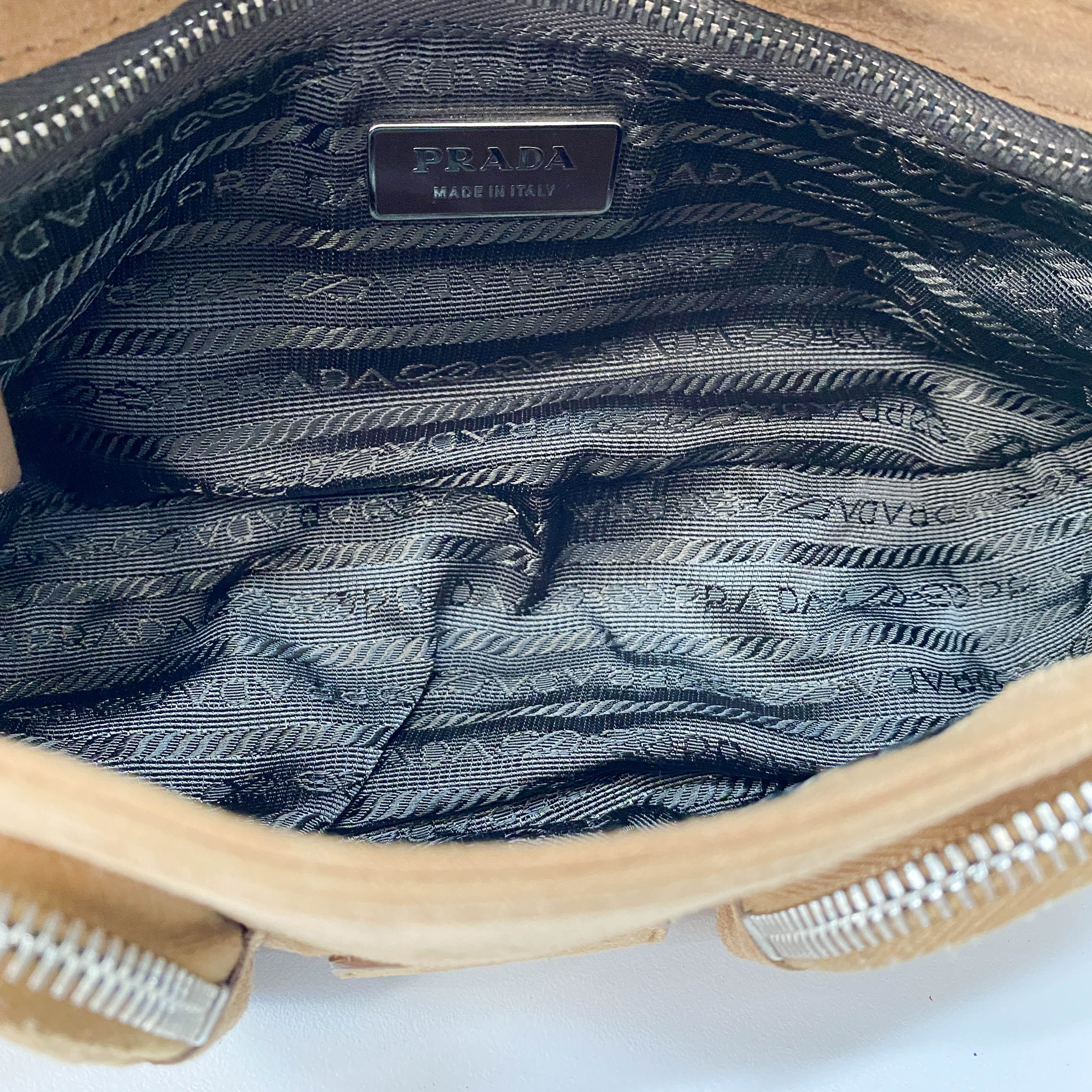 Brown Suede Shoulder Bag