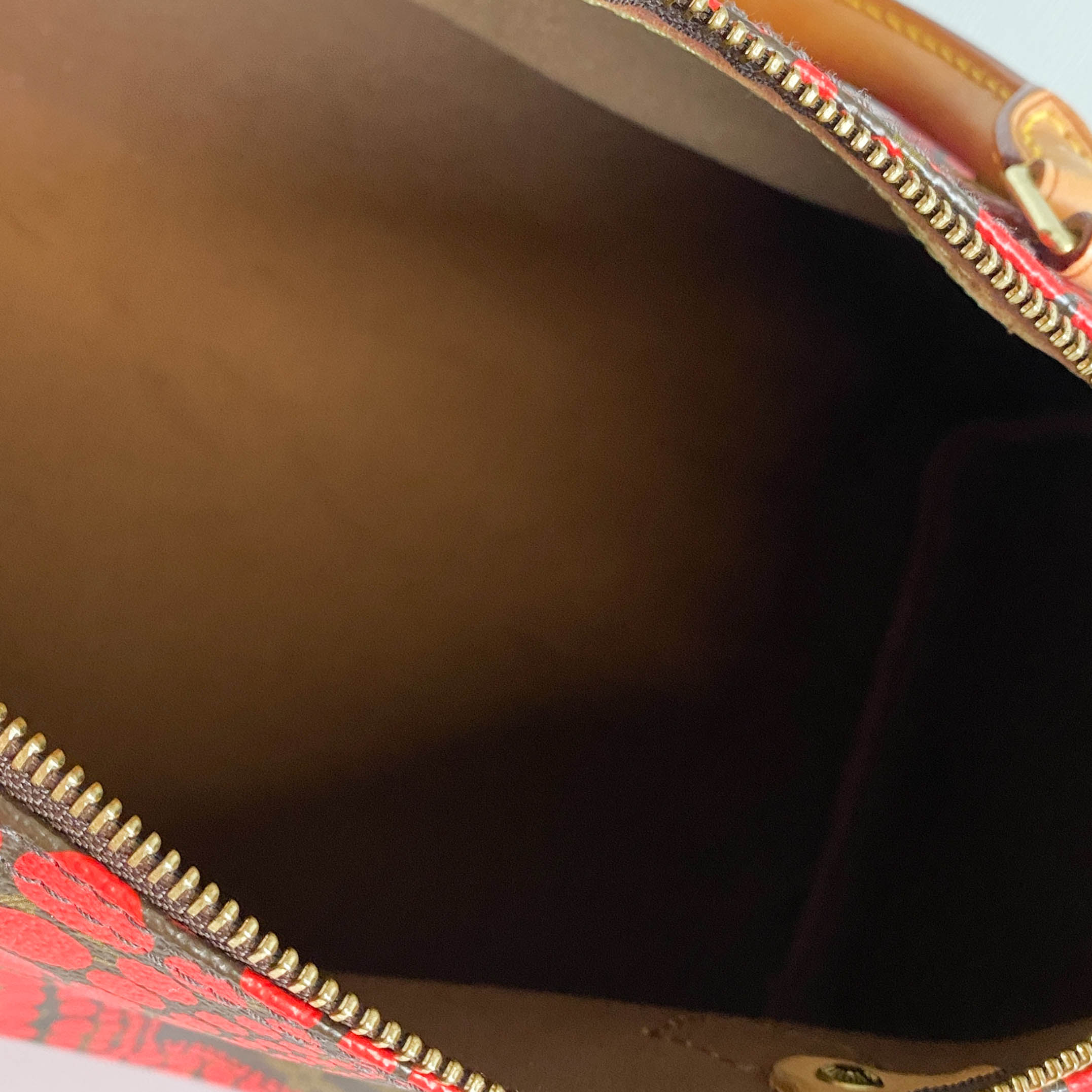 Louis Vuitton x Yayoi Kusama Monogram Pumpkin Dot Speedy 30 Red