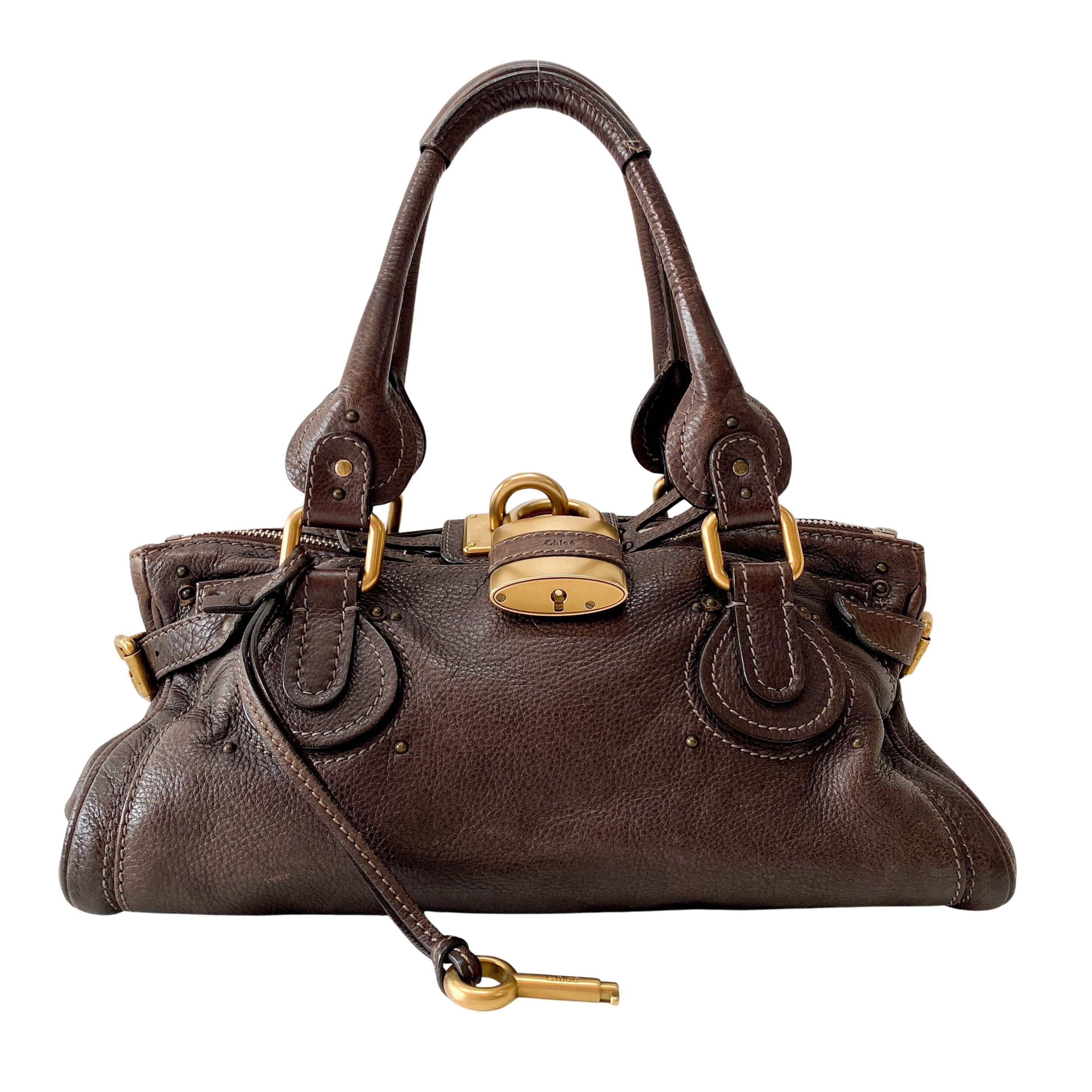 Paddington Brown Leather Shoulder Bag