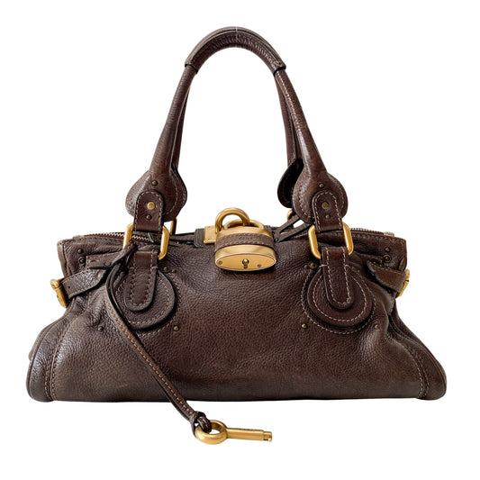 Paddington Brown Leather Shoulder Bag