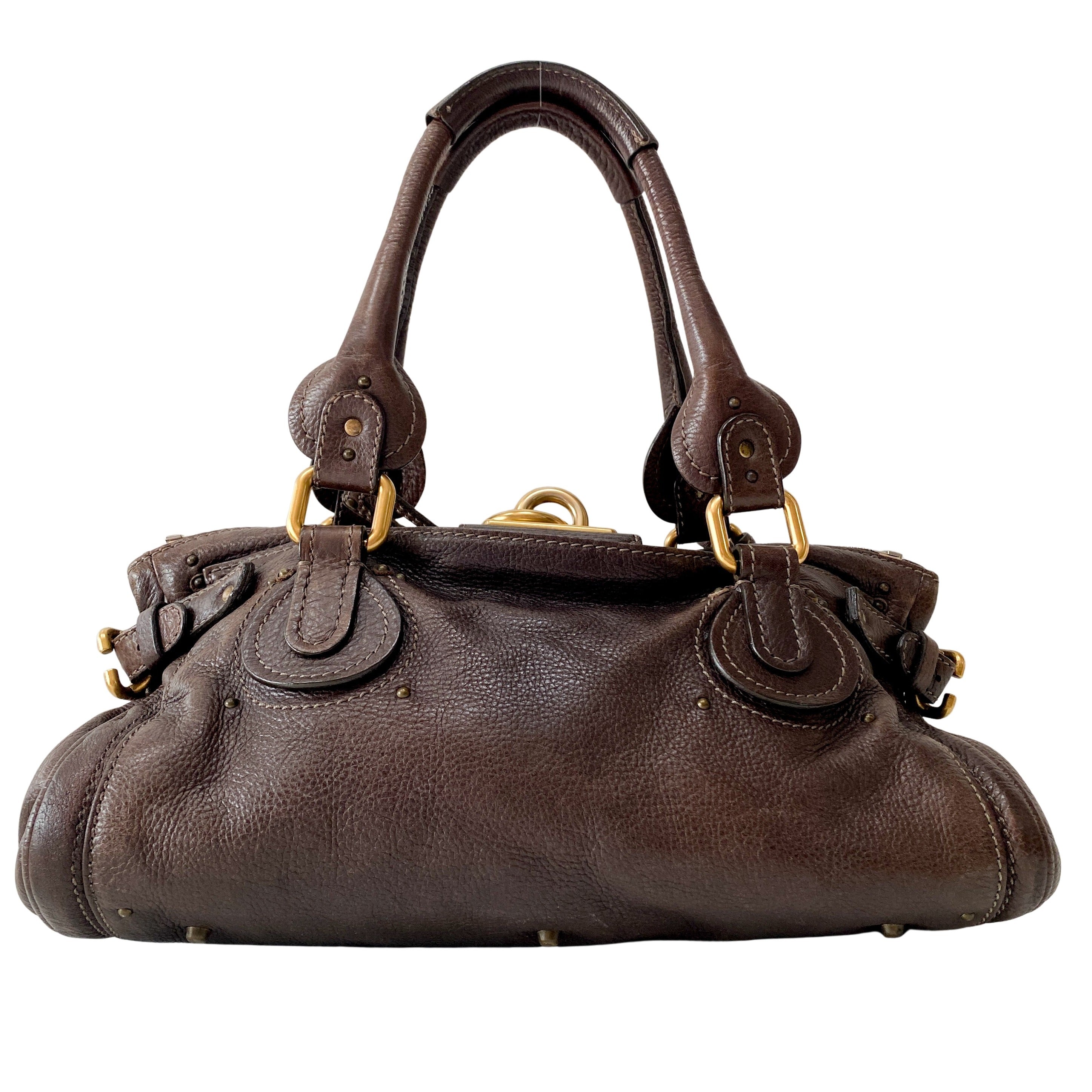 Paddington Brown Leather Shoulder Bag