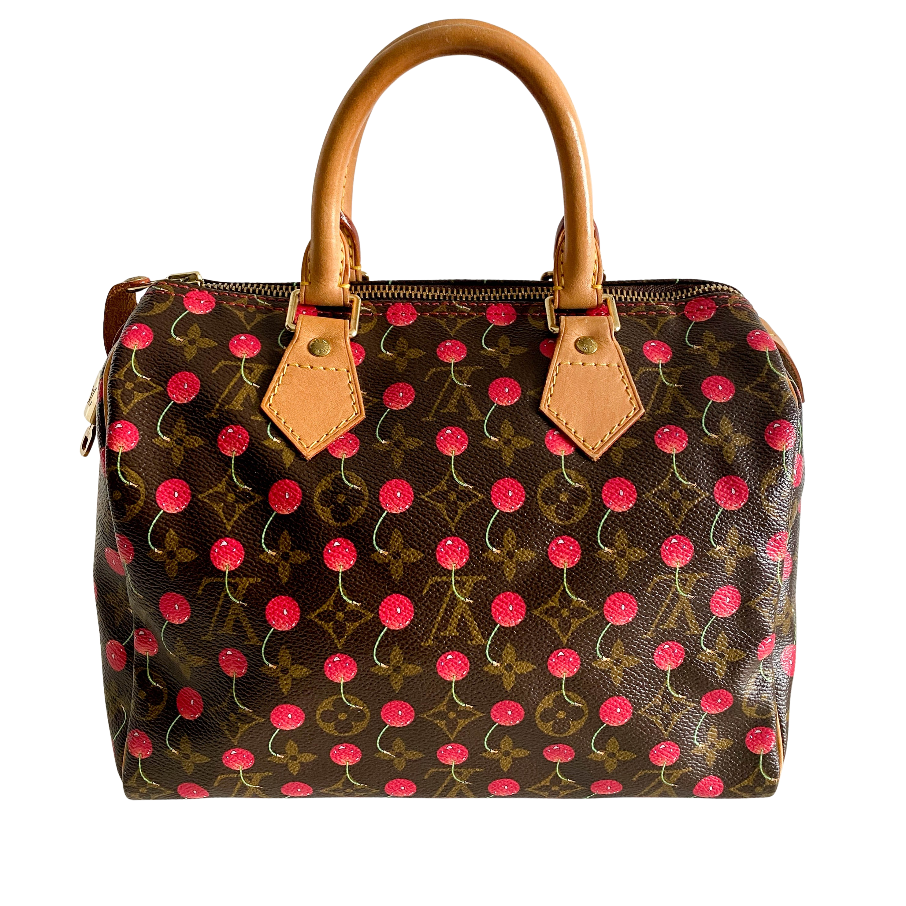 Louis Vuitton x Takashi Murakami Monogram Cherry Speedy 25