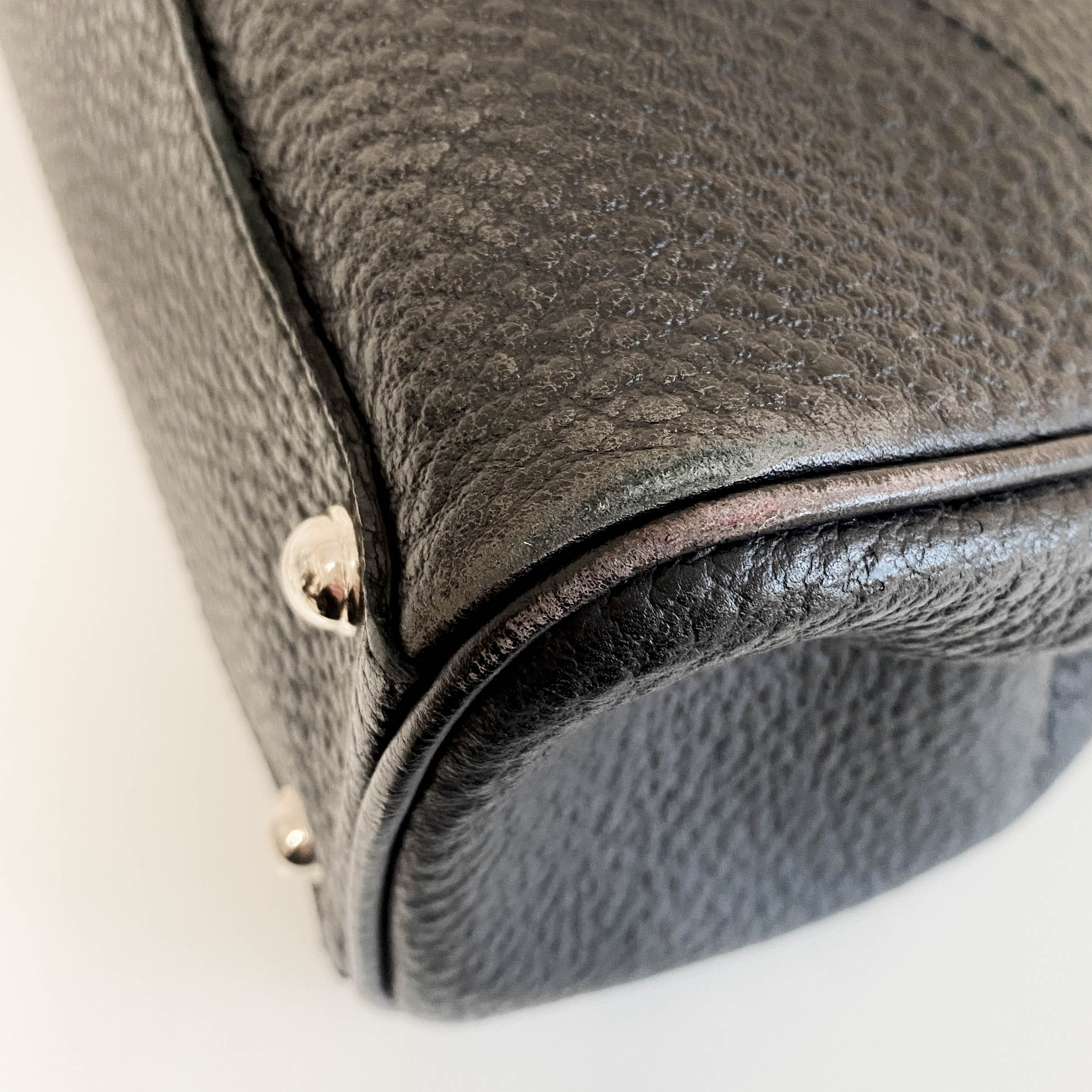 New Jackie Black Leather Shoulder Bag