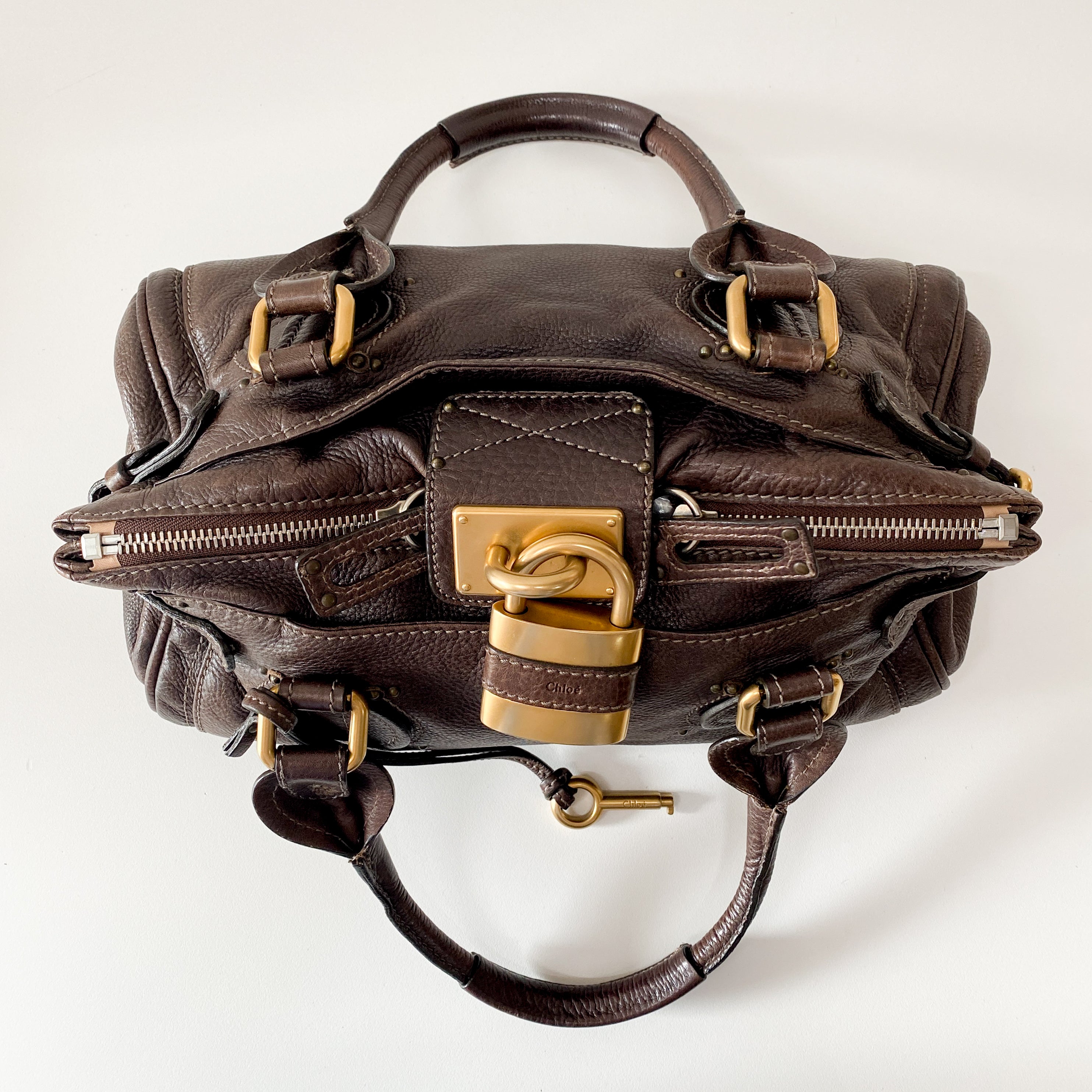 Paddington Brown Leather Shoulder Bag