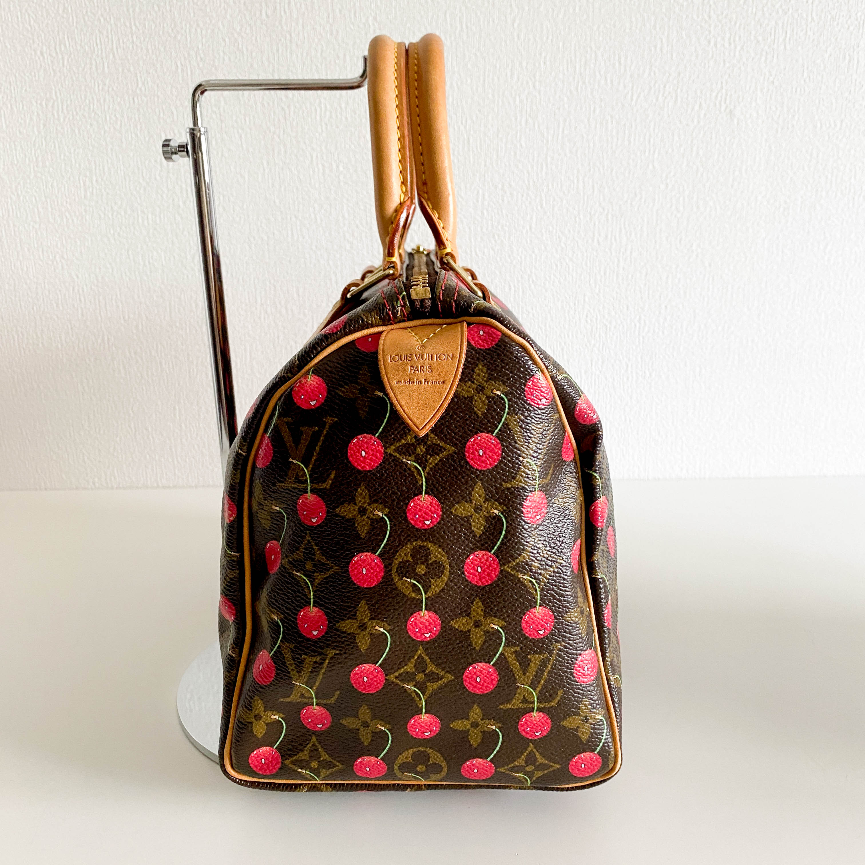 Louis Vuitton x Takashi Murakami Monogram Cherry Speedy 25