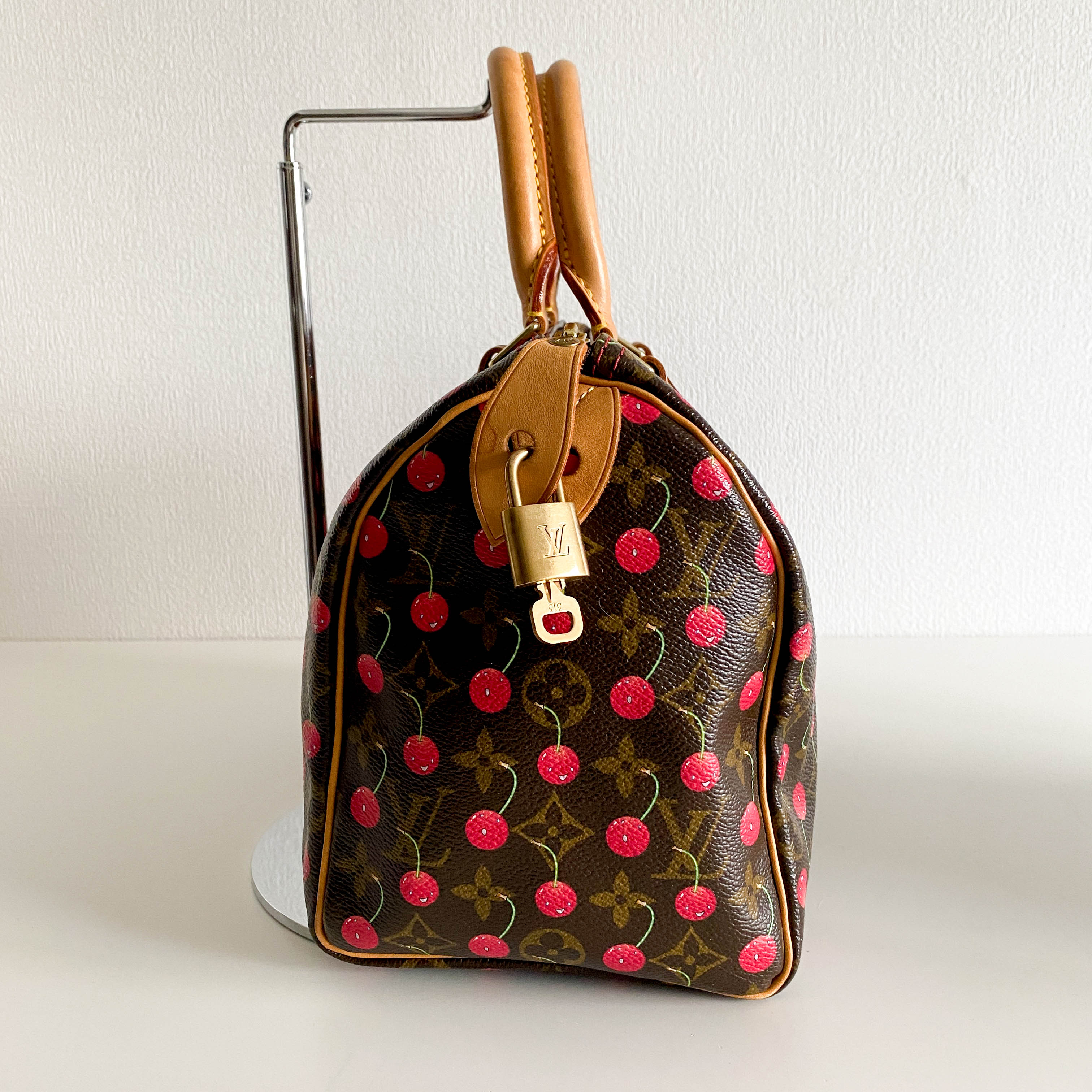 Louis Vuitton x Takashi Murakami Monogram Cherry Speedy 25
