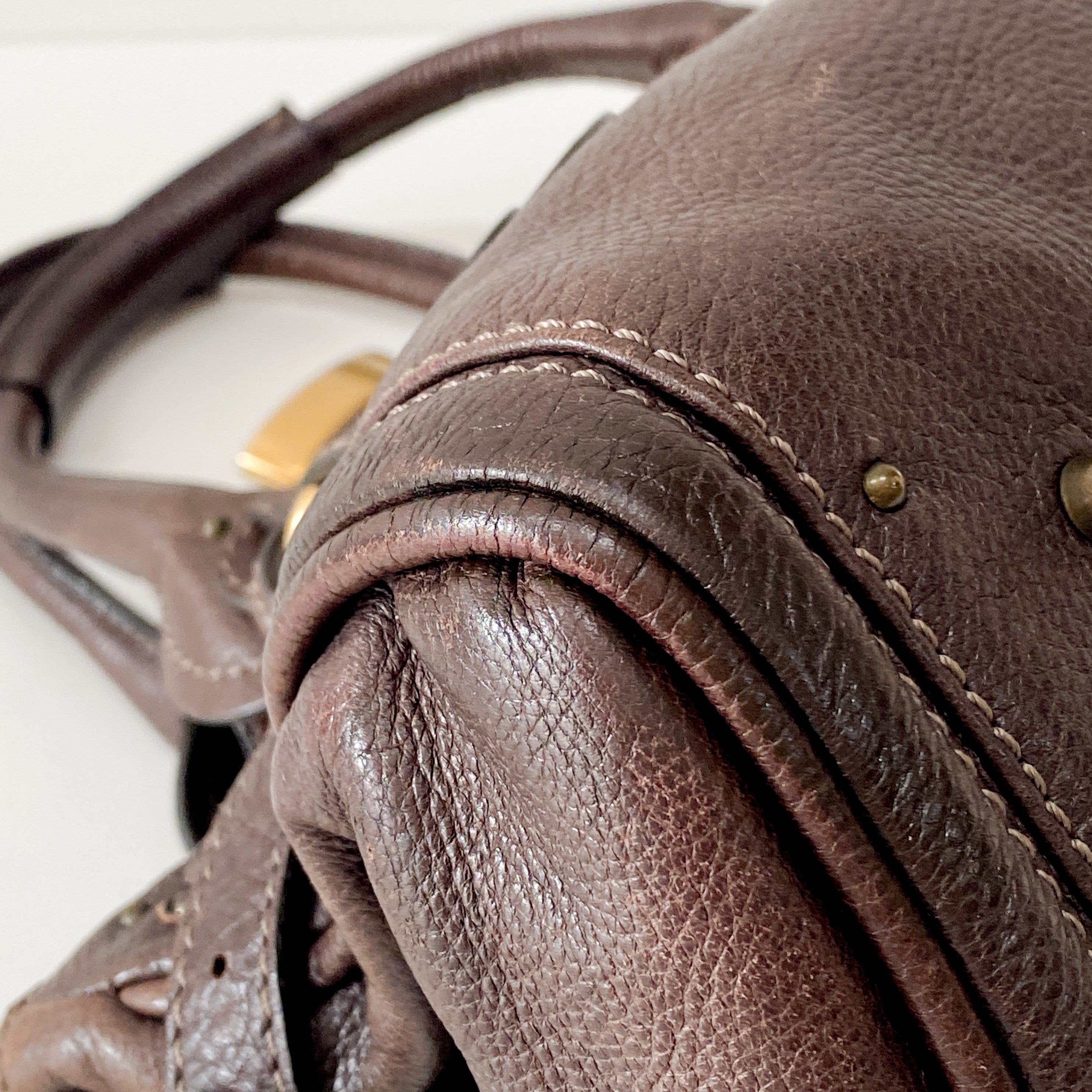 Paddington Brown Leather Shoulder Bag