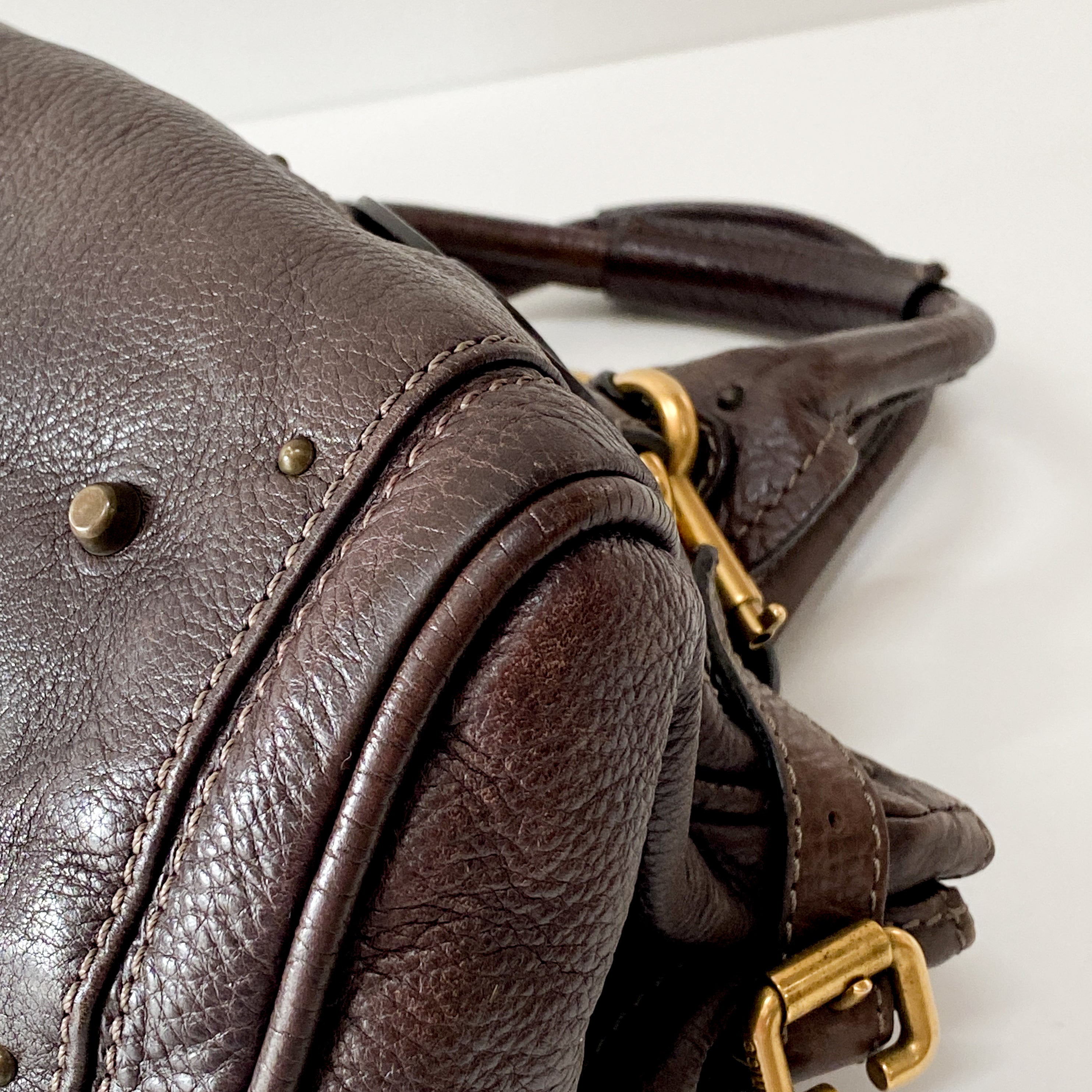 Paddington Brown Leather Shoulder Bag