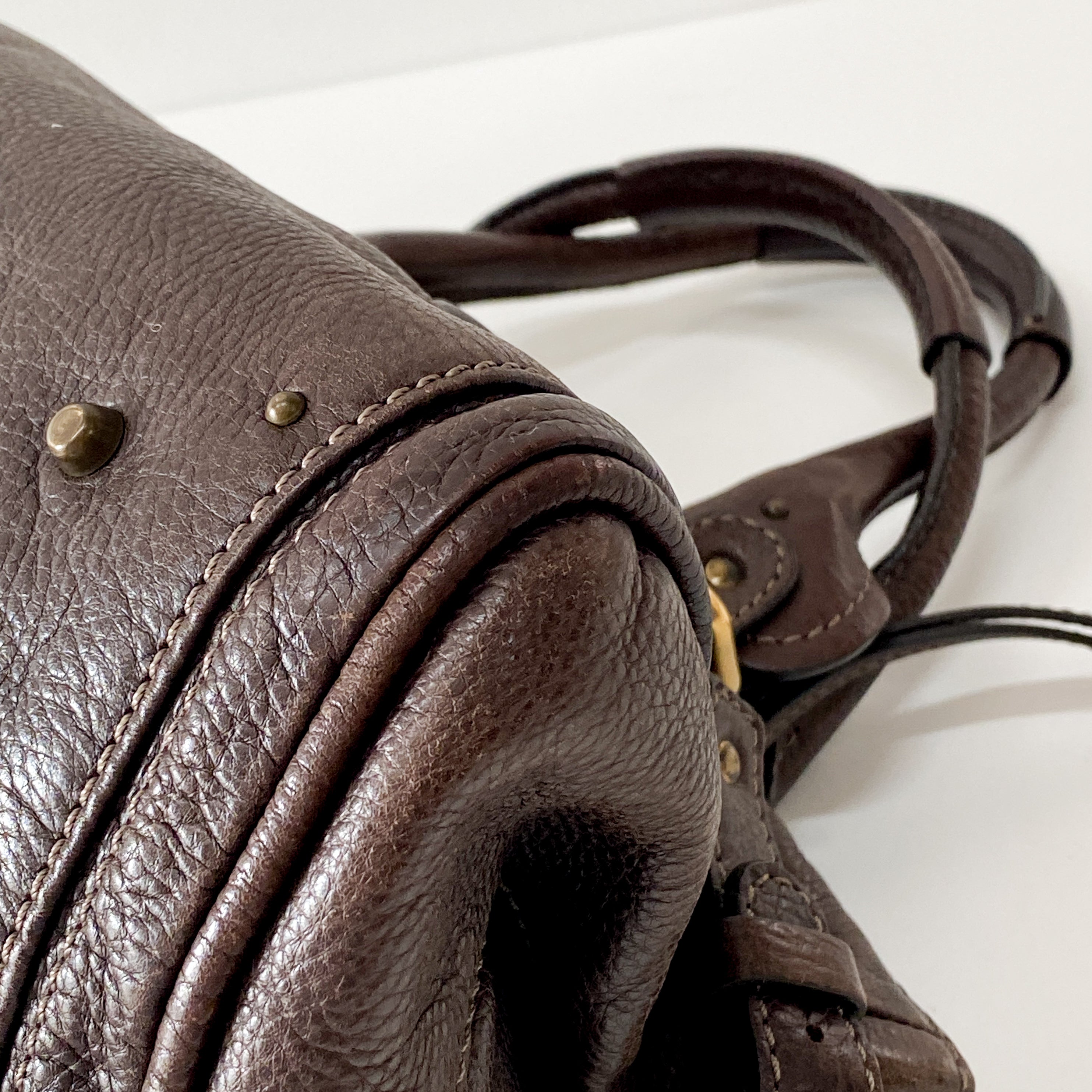 Paddington Brown Leather Shoulder Bag