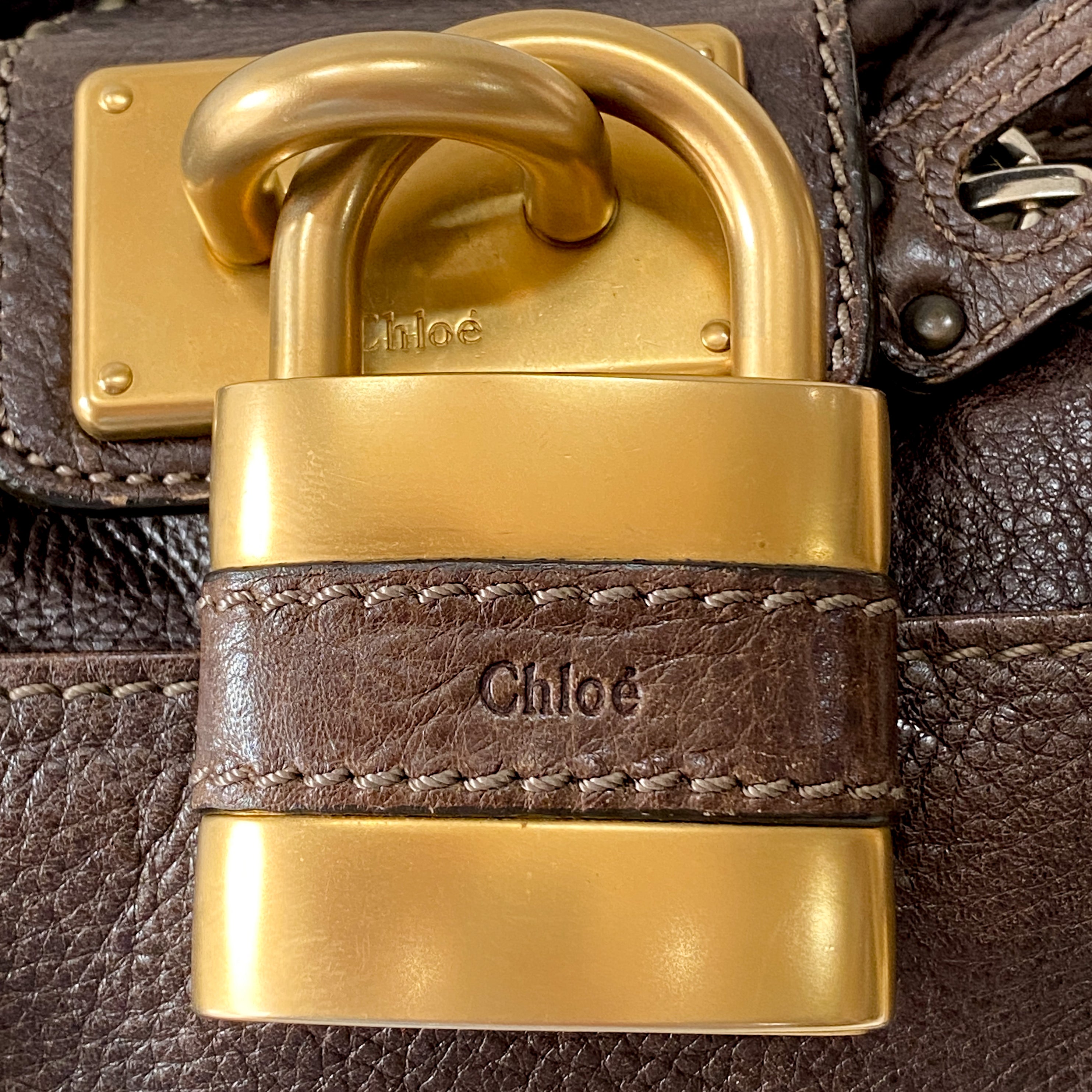 Paddington Brown Leather Shoulder Bag