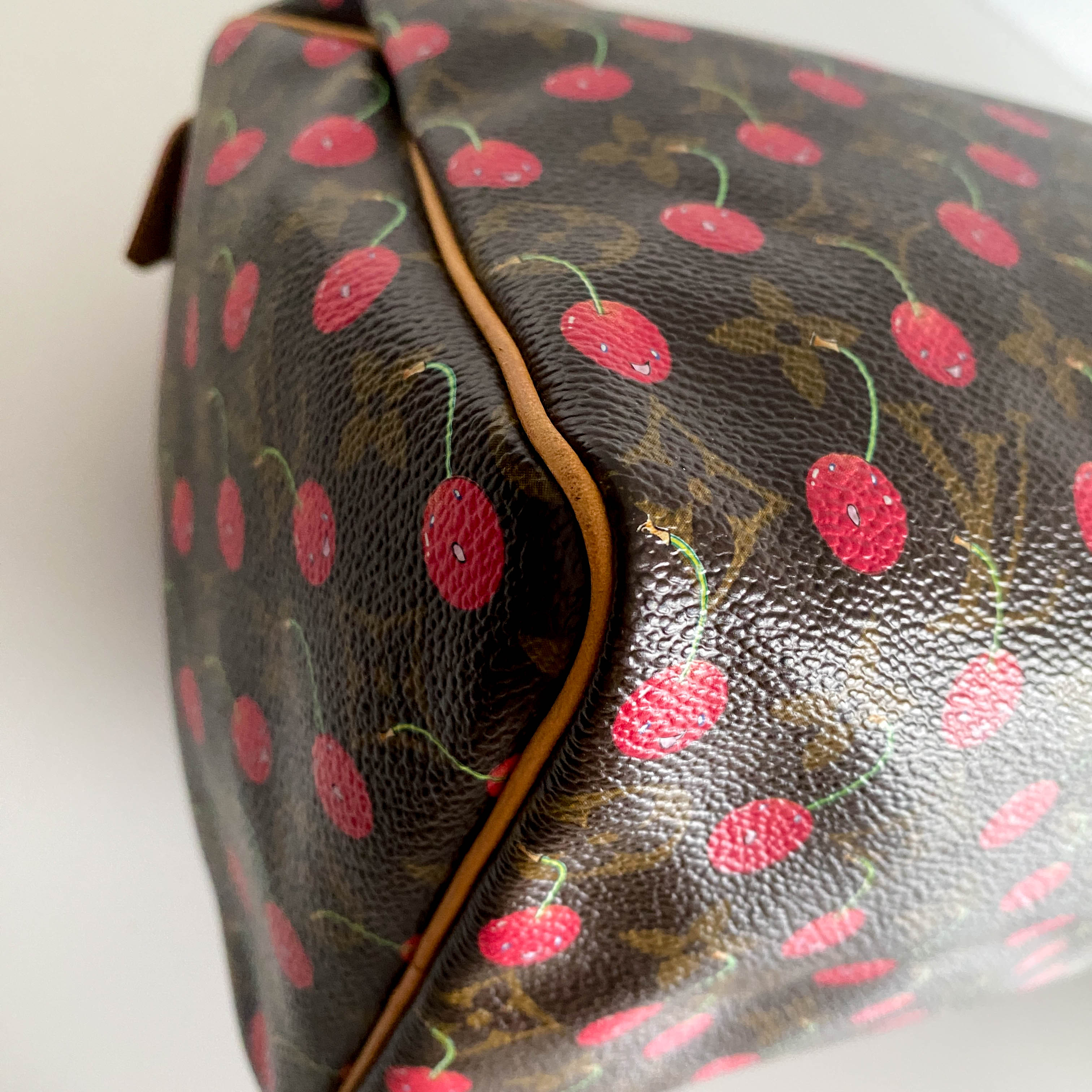 Louis Vuitton x Takashi Murakami Monogram Cherry Speedy 25
