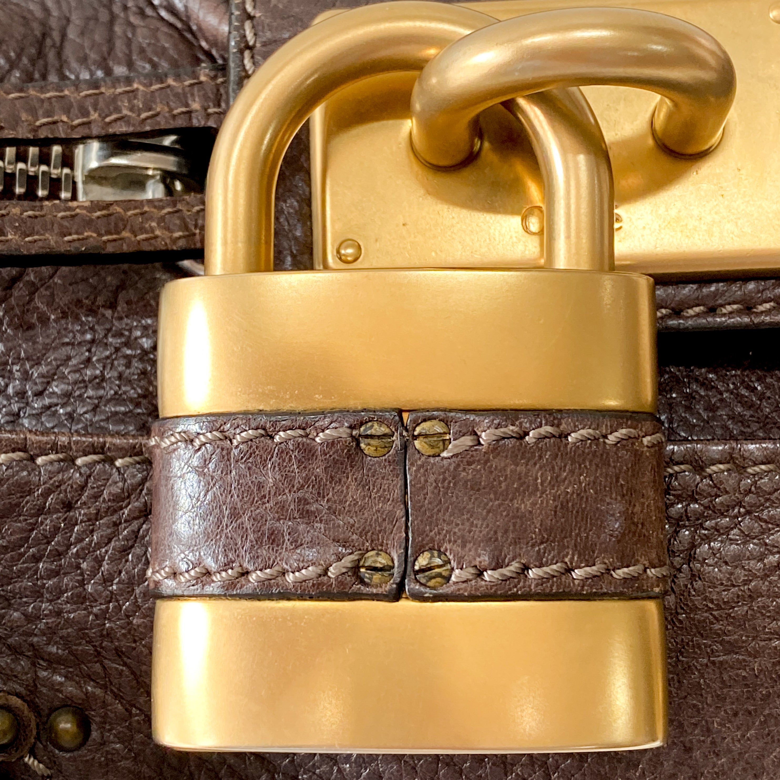 Paddington Brown Leather Shoulder Bag