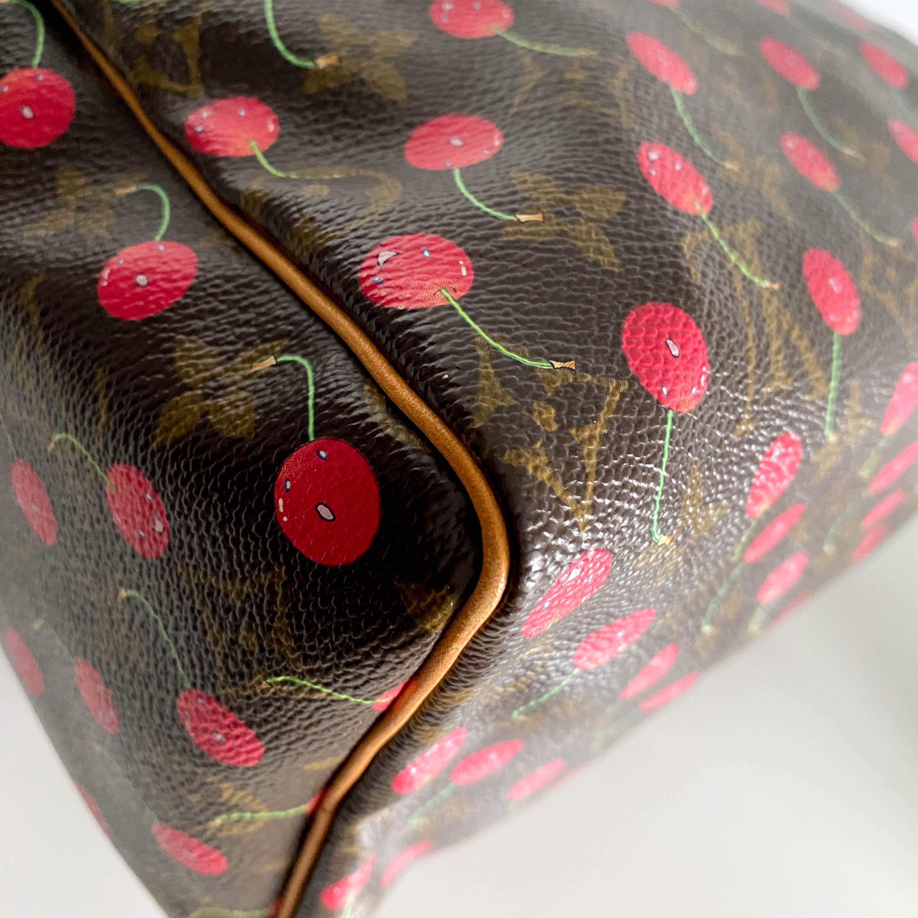 Louis Vuitton x Takashi Murakami Monogram Cherry Speedy 25